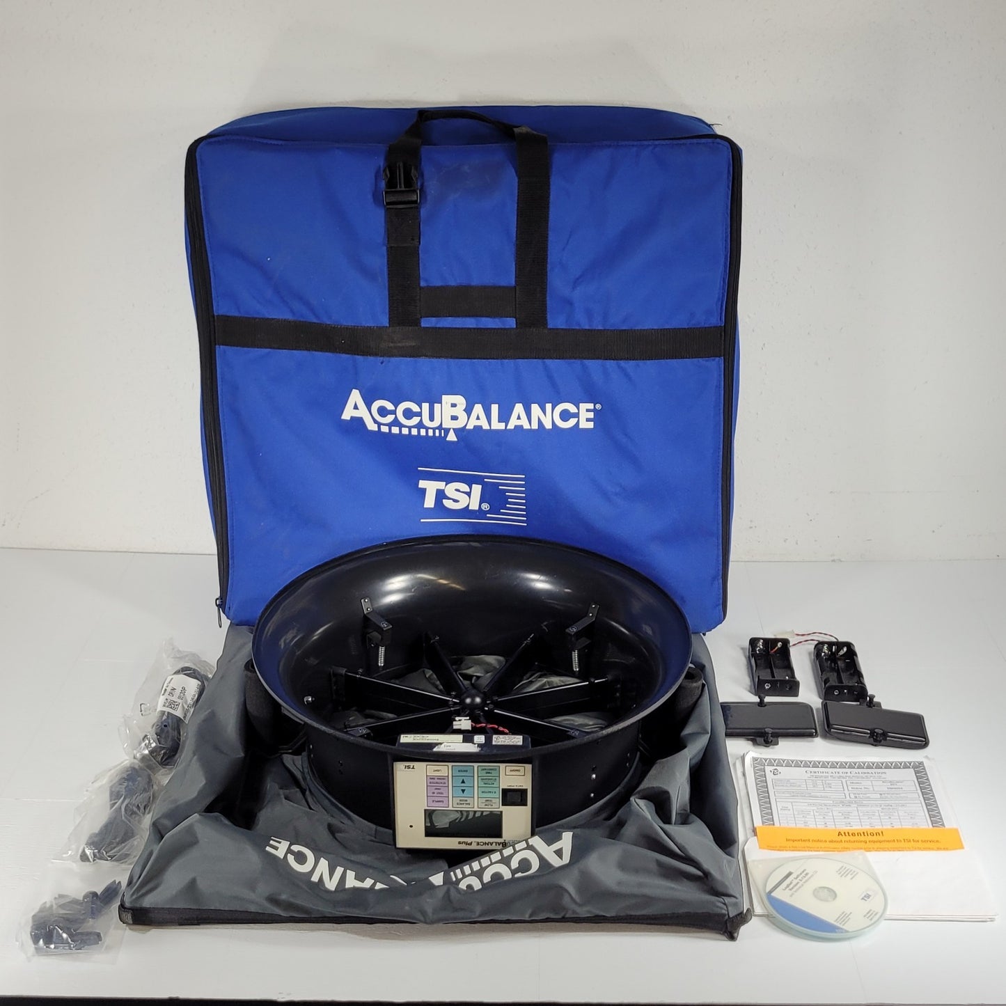 Tested TSI AccuBalance Plus 8373 Air Capture Hood Flow Meter w/ Video, Software