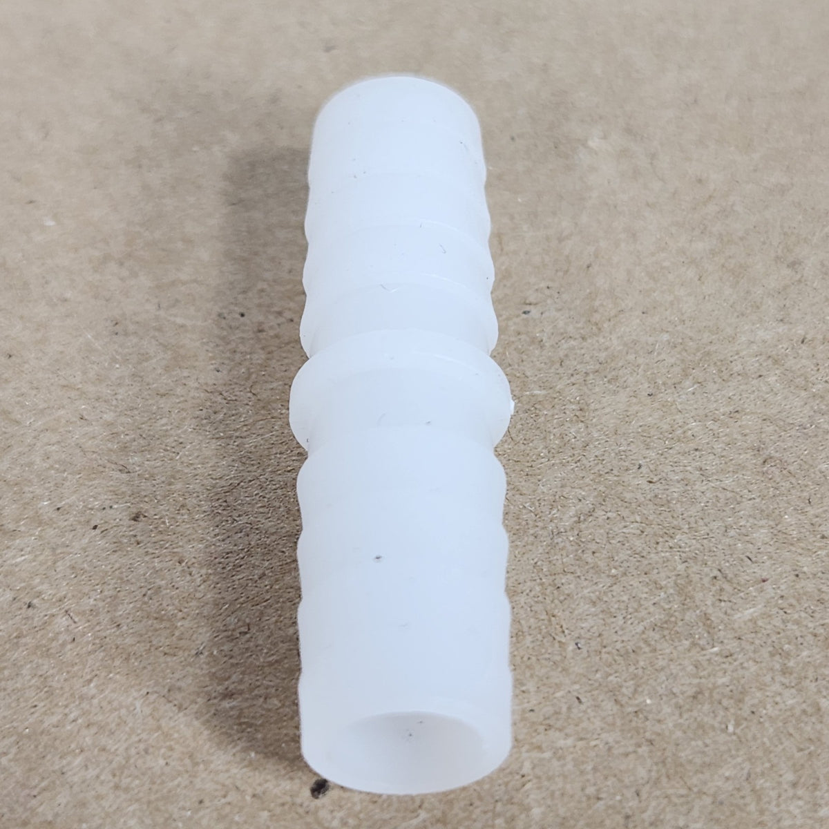 Quickun 1-0130 3/8" x 3/8" Plastic Hose Barb Union Splicer Fittings Lot of 5