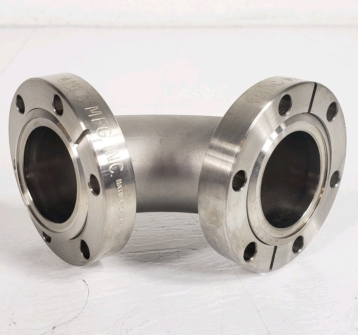 MDC CF35 2.75" 90° Vacuum Elbow Rotatable ConFlat Flanges UHV 304SS