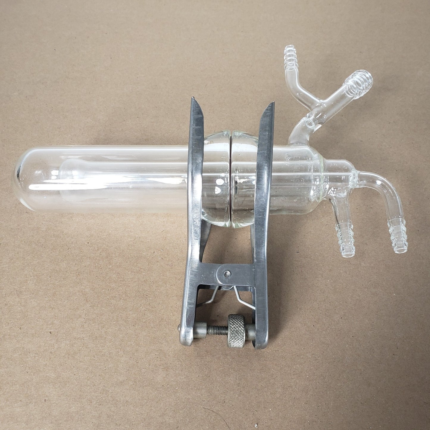 Chemglass CG-3034-02 Dailey Style Sublimators 40mL Full Set of 2 w/Clamps