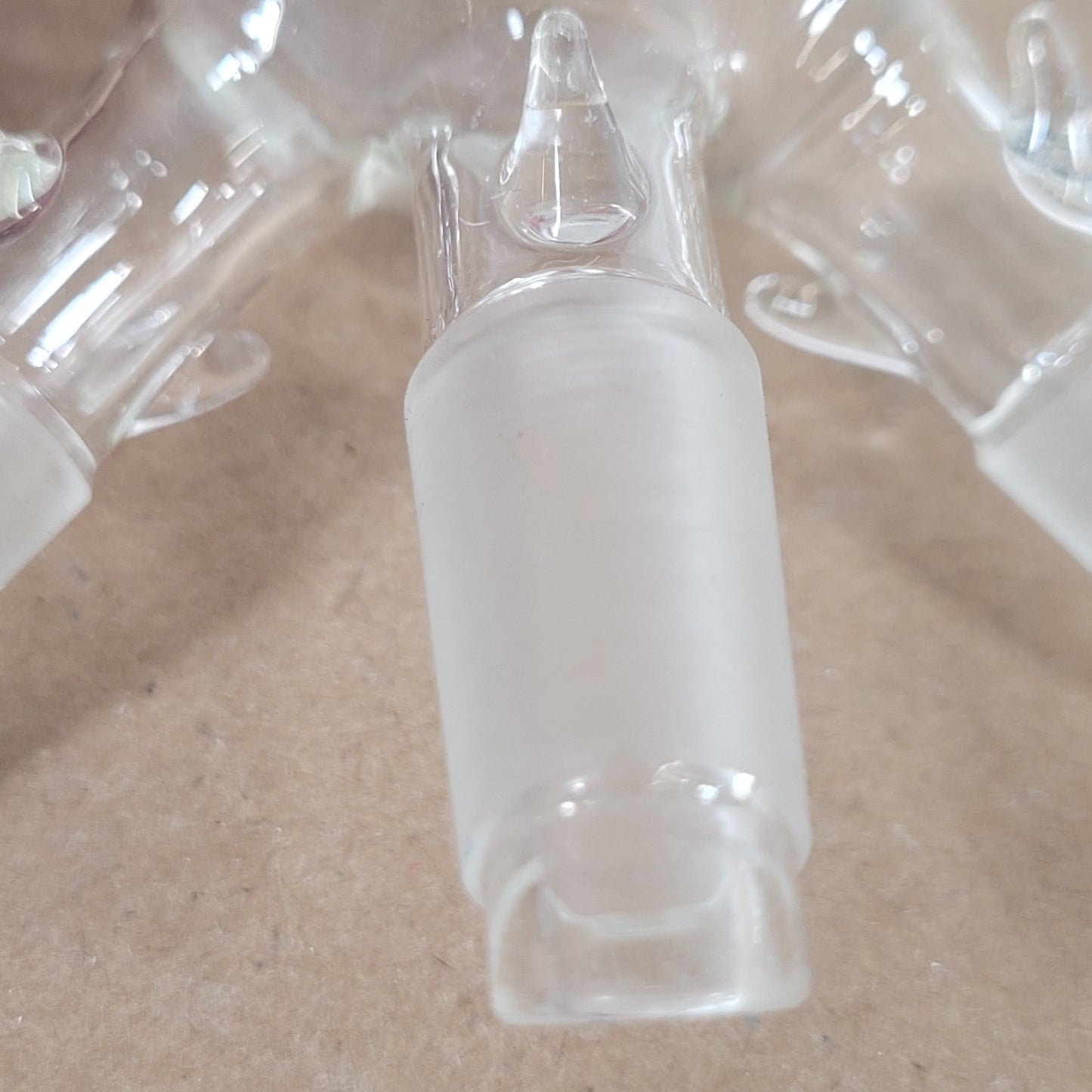 Chemglass CG-1276-10 3-Way Distilling Receiver Adapter 14/20 CN/SN Joints 15mL