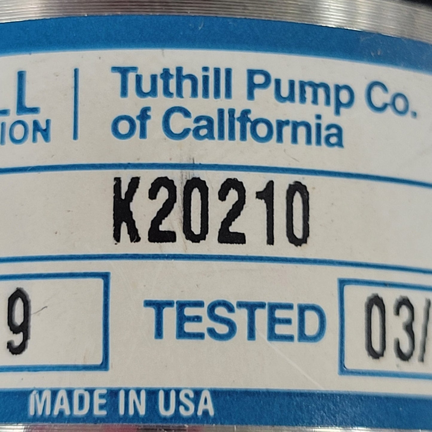 TUTHILL K20210 Precision Gear Pump Head, One In & One Out, Fully Rotational
