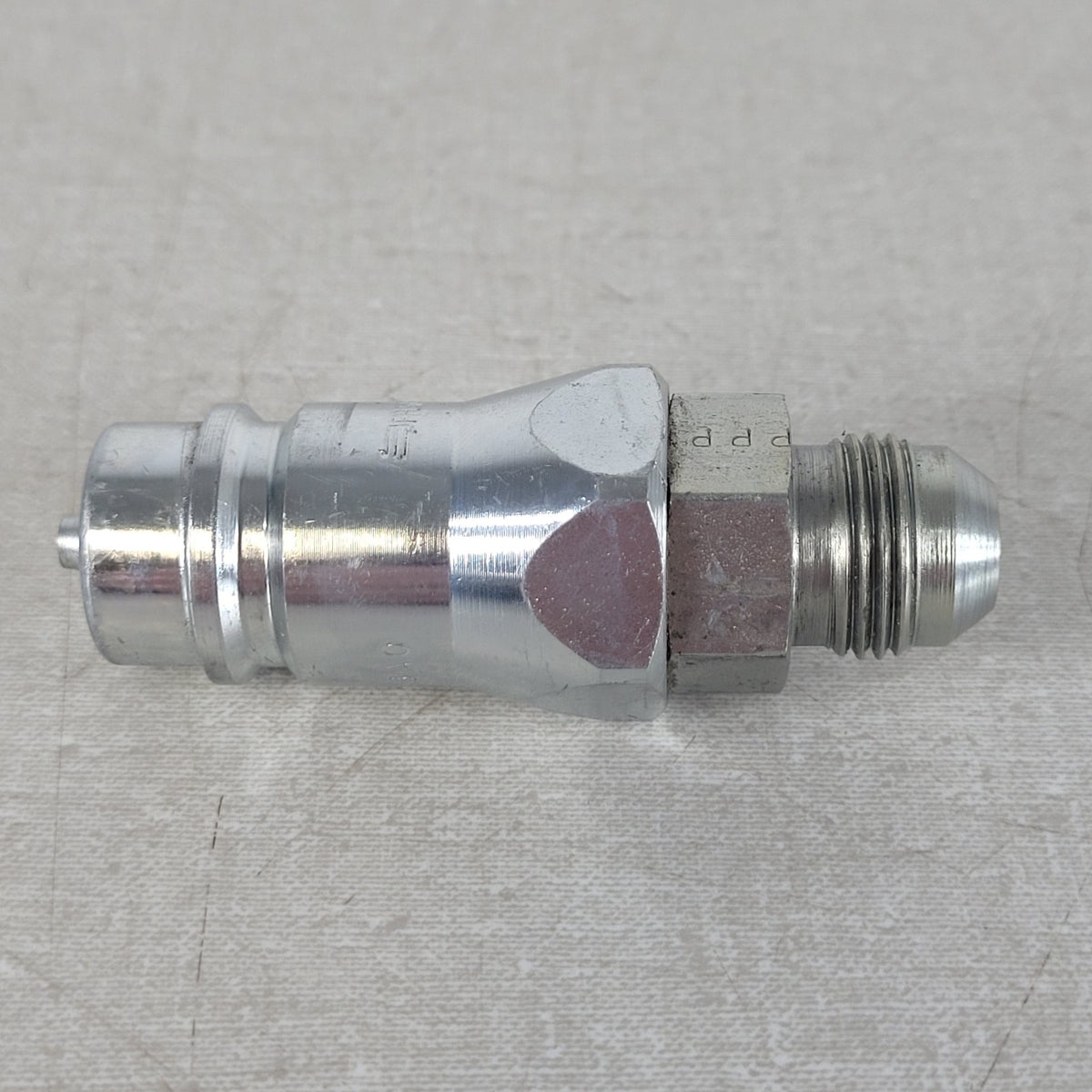 Faster 2NV12-12SAEM 1/2" Hydraulic Quick Connect Male Plug 3/4-16 SAE ORB
