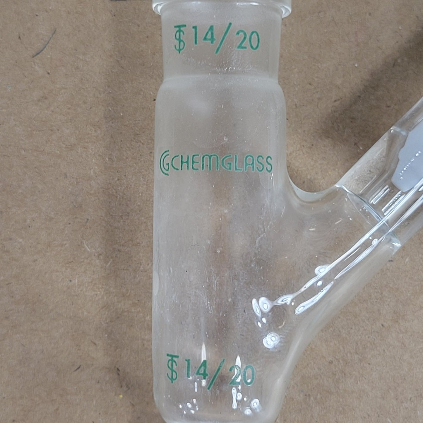 Chemglass AF-0506-02 Airfree Schlenk Connecting Adapter 14/20 Style B