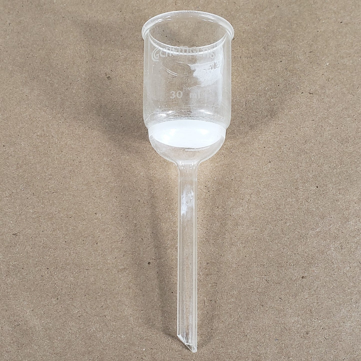 Lot 4 Synthware Pyrex F603030M 30mL Buchner Filter Funnels Medium Frit 30mm Chem