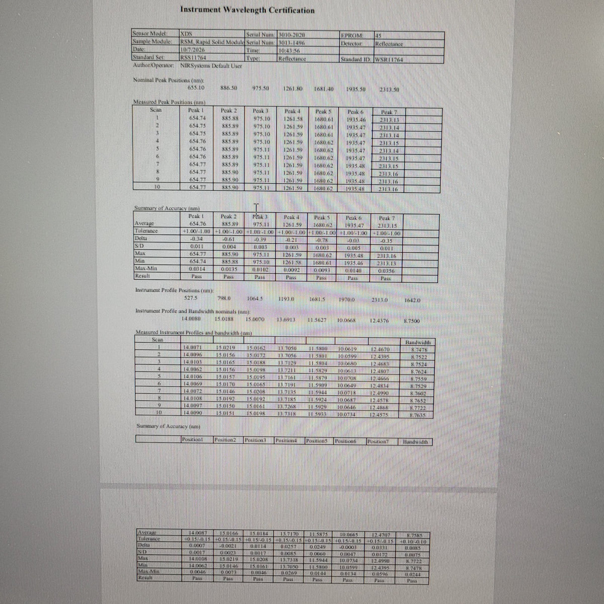 TESTED FOSS XDS 60055167 60055259 NIR Rapid Content Analyzer w/ PC, Software