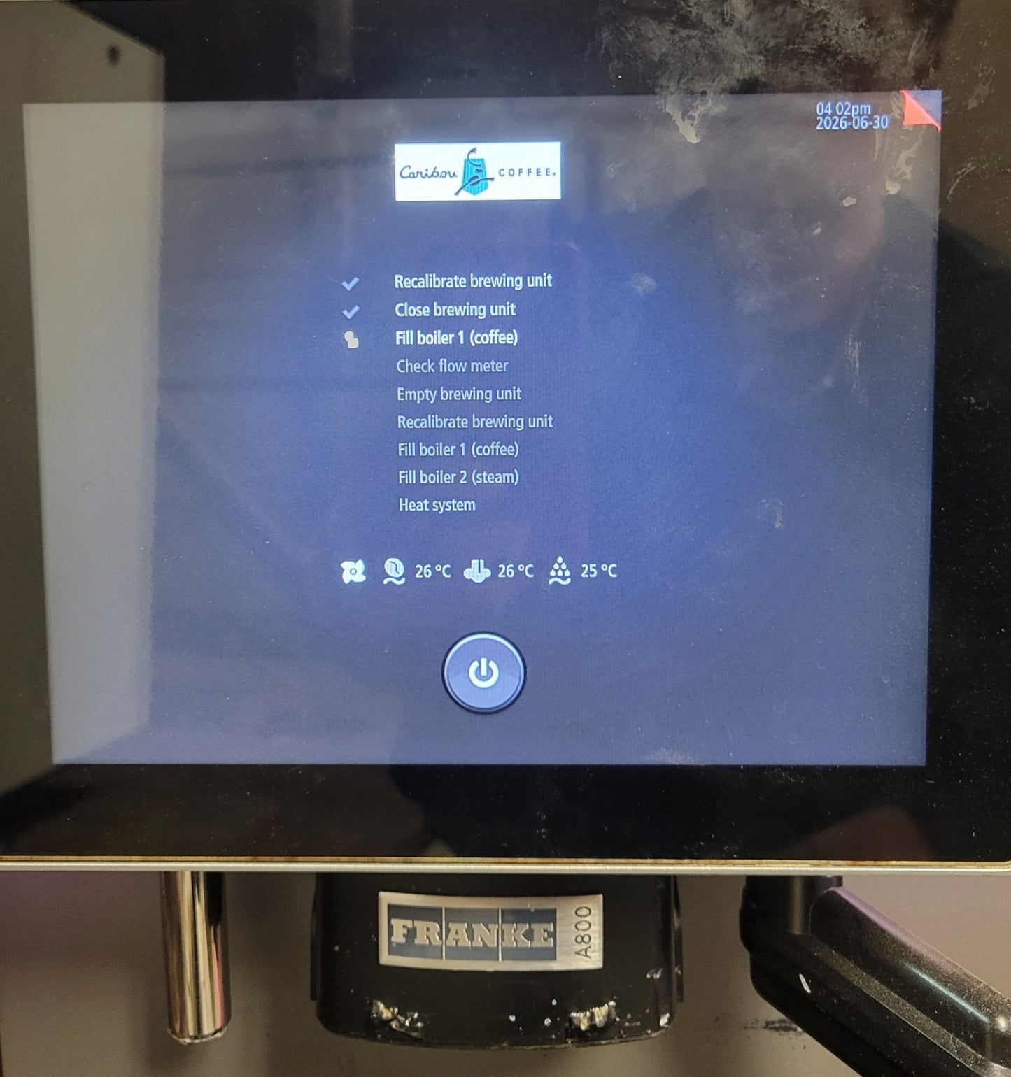 Franke 560.0001.522 A800 10.4" Touchscreen Operator Control Panel Display V08.20