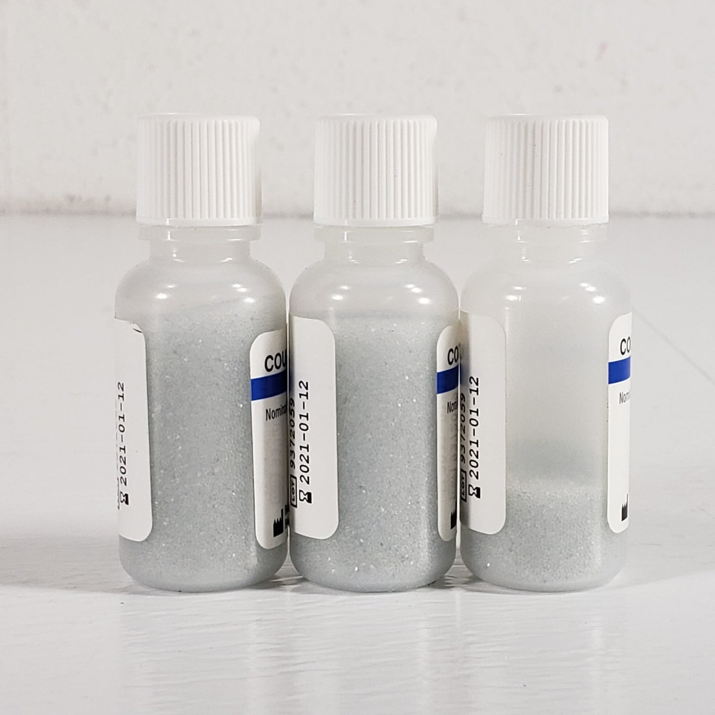Beckman Coulter LS Control GB500 Glass Bead Sample Standard 2x Full 1x Used