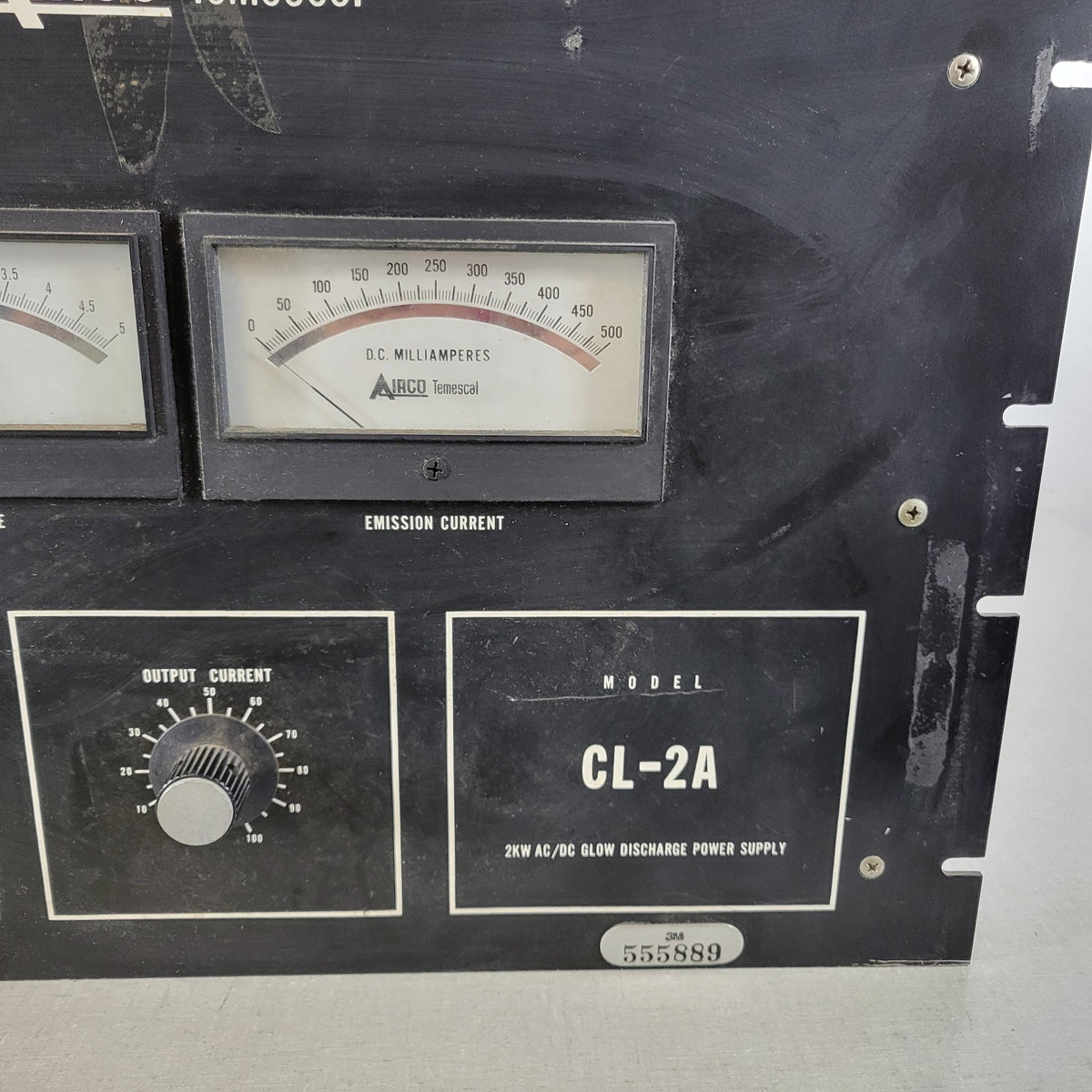 Airco Temescal CL-2A 5kV 2kW Glow Discharge Plasma Power Supply Powers On
