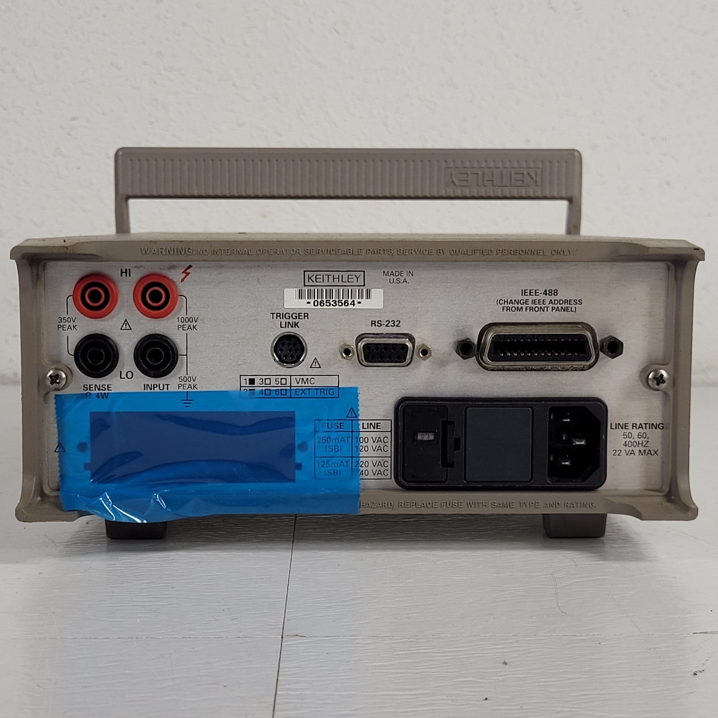 TESTED Keithley 2000 6.5-Digit Bench Digital Multimeter DMM GPIB RS-232