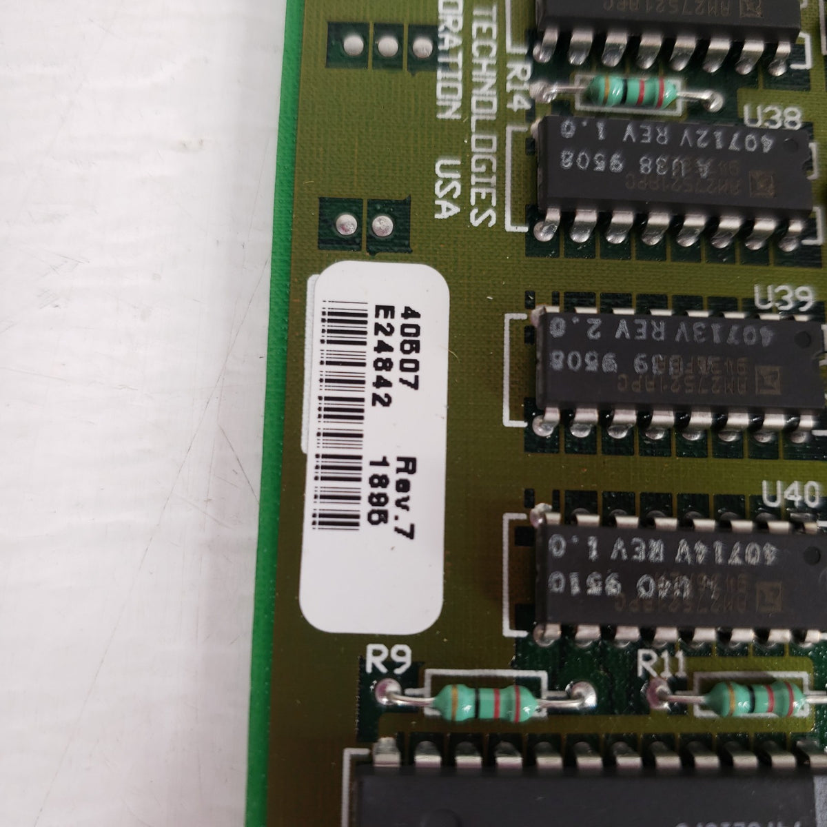 Zebra 40507 40507M Rev 7 Main Logic Controller Board PCB 91 140 Series