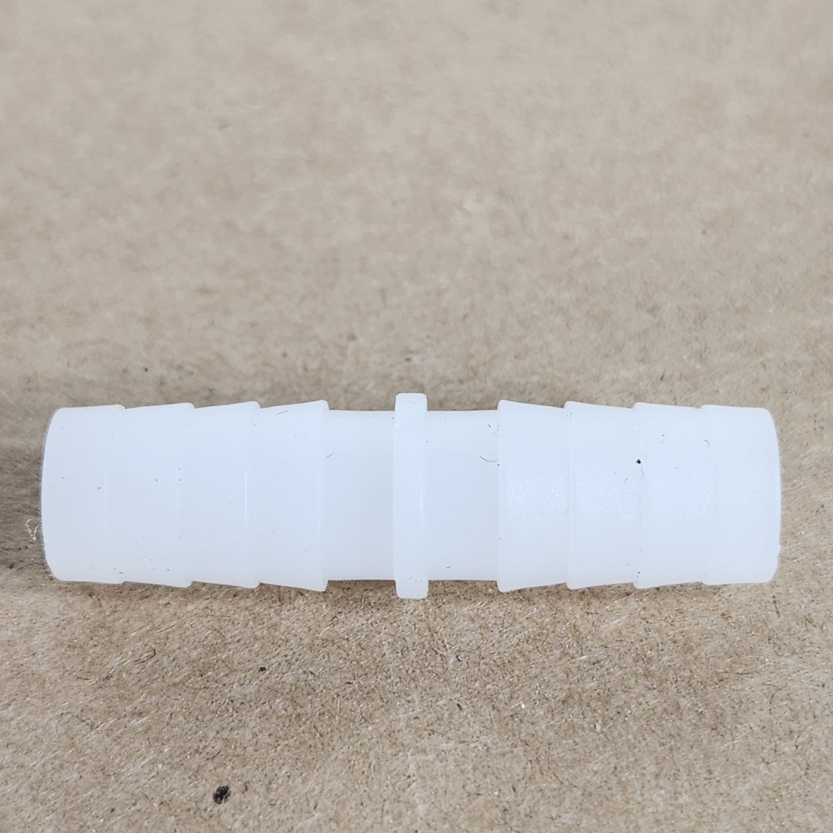 Quickun 1-0130 3/8" x 3/8" Plastic Hose Barb Union Splicer Fittings Lot of 5