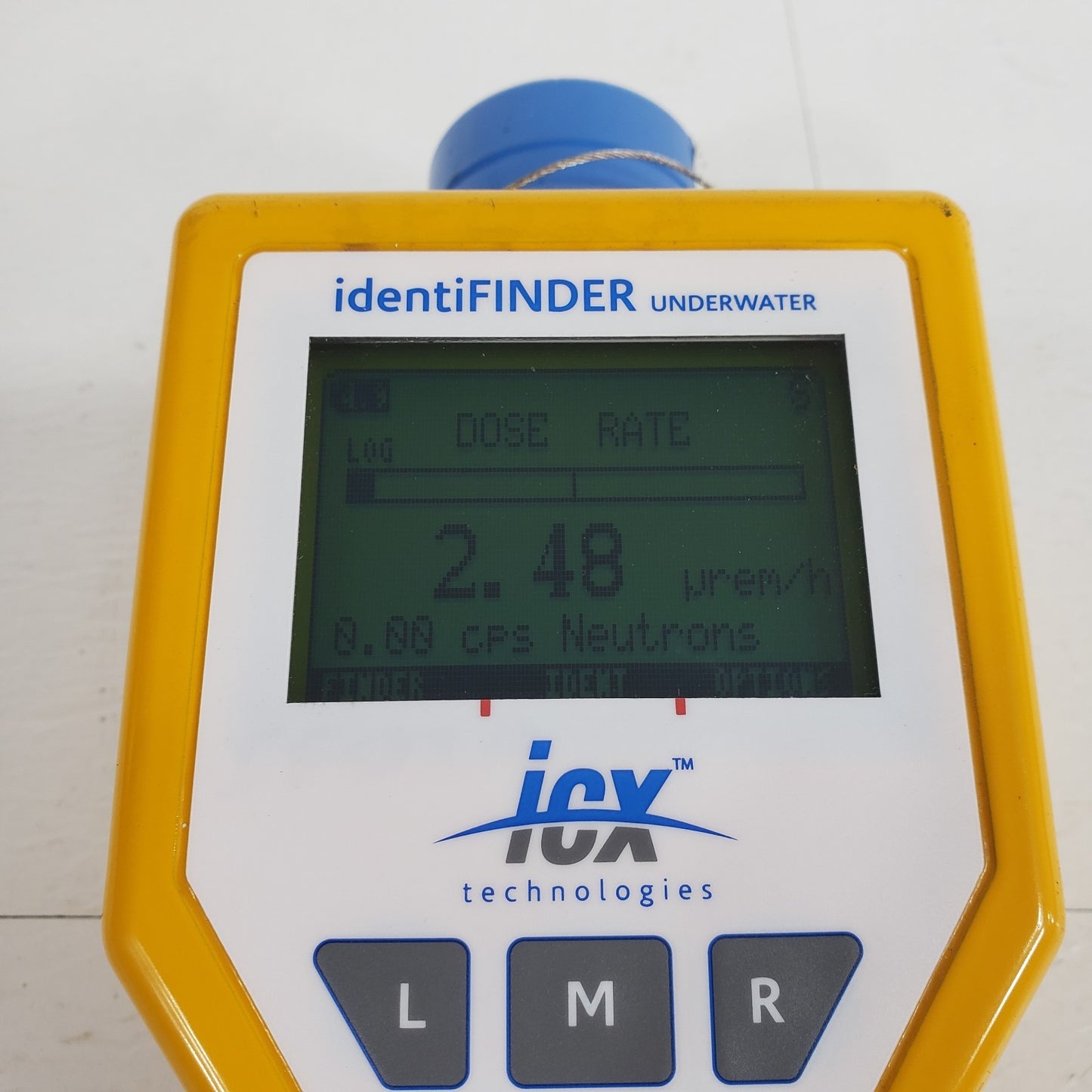 TESTED ICx identiFINDER-U Underwater Gamma Spectrometer Radionuclide Identifier