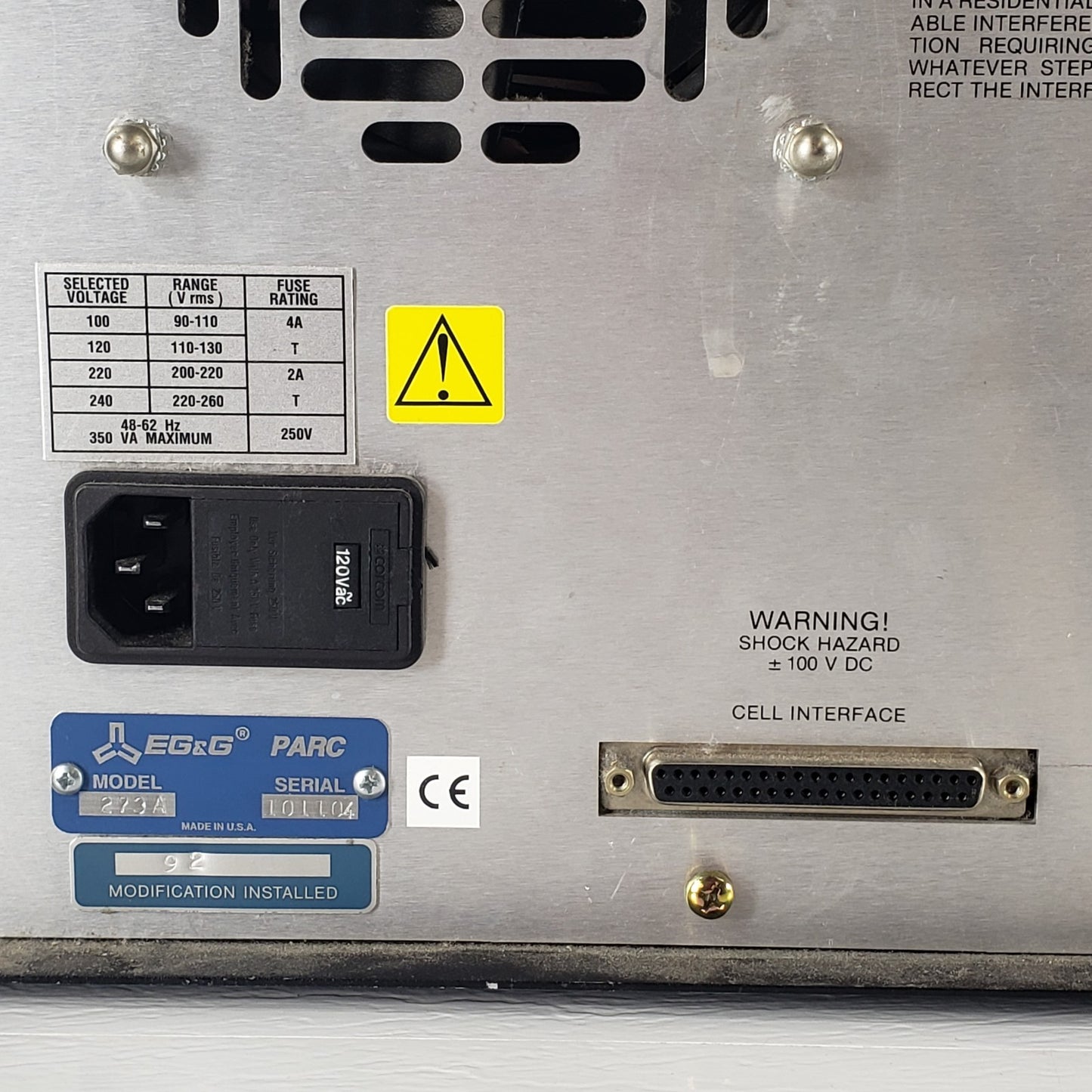 EG&G PAR Princeton Applied 273A Potentiostat Galvanostat BNC GPIB Cables