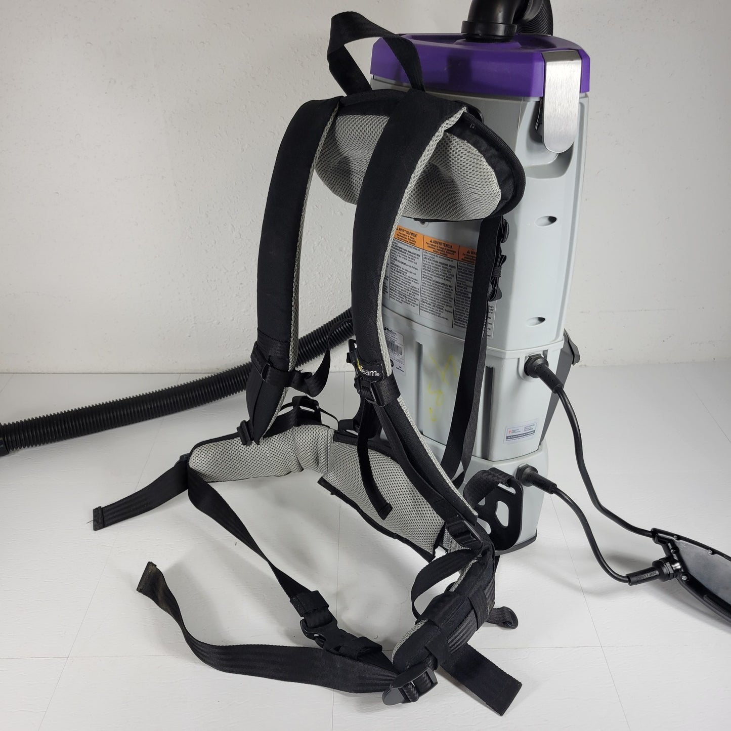 PROTEAM 107572 GoFree Flex Pro Backpack Vacuum, No Battery, ProLevel Filtration