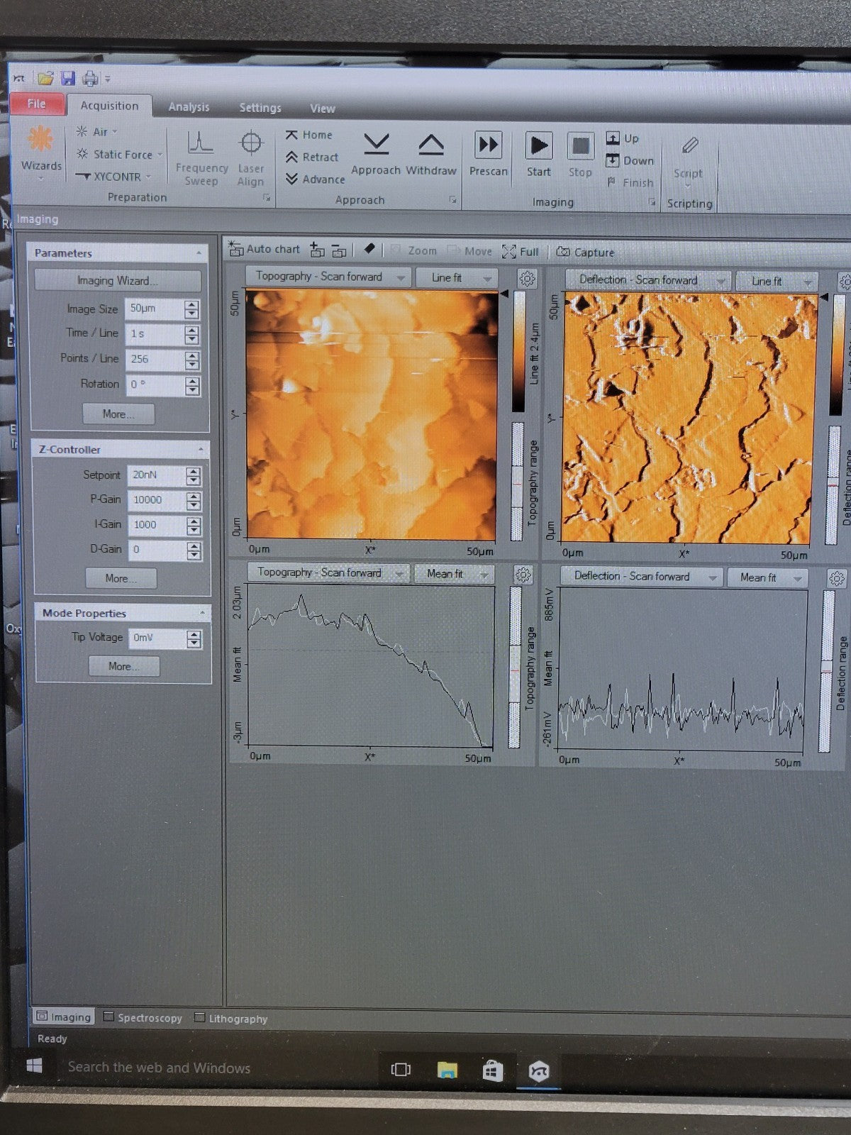 TESTED Nanosurf easyScan 2 AFM Atomic Force Microscope 110um w/ Controller, PC
