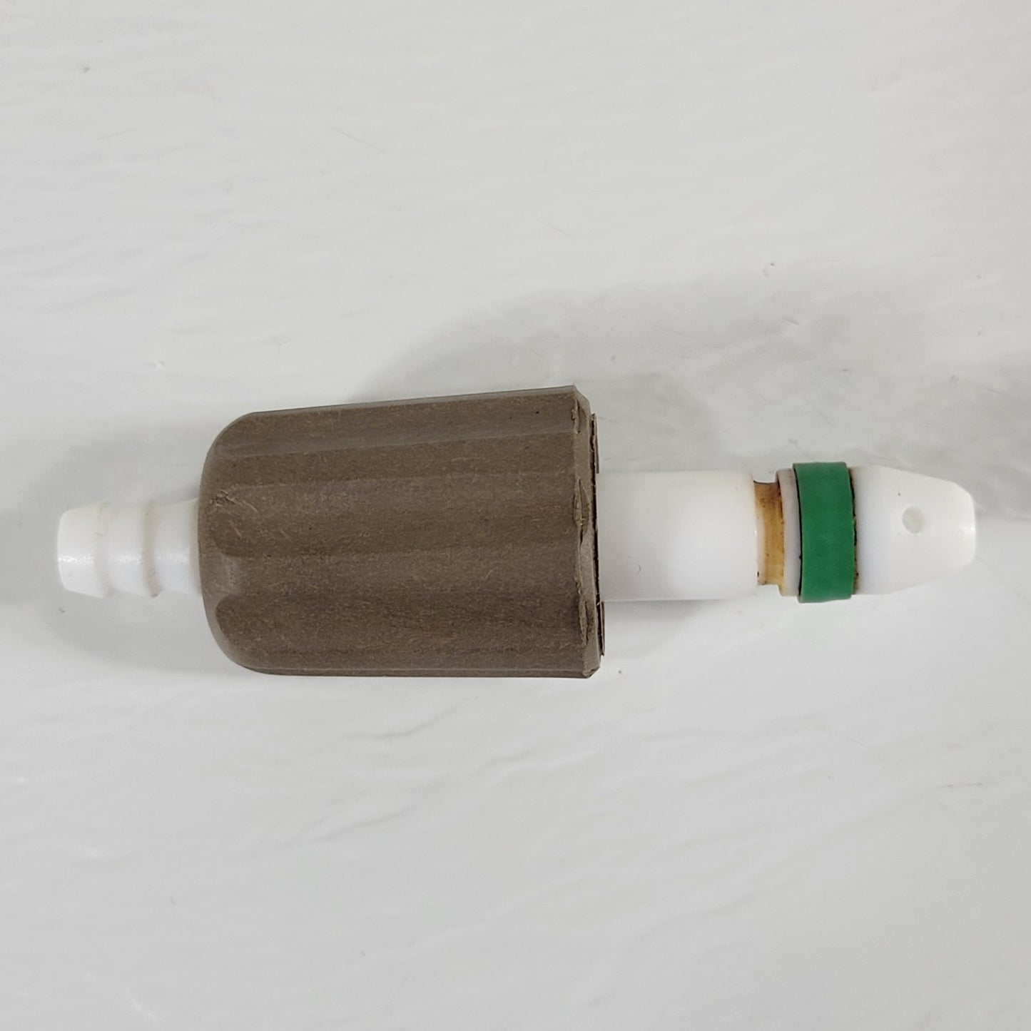 2x Chemglass CG-511 PTFE Chem-Cap Extended Tip Drain Valve Stems 2mm Bore