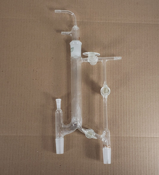 Pyrex Variable Reflux Distilling Apparatus Assembly 29/42 CN 24/40 SN w/Stopcock