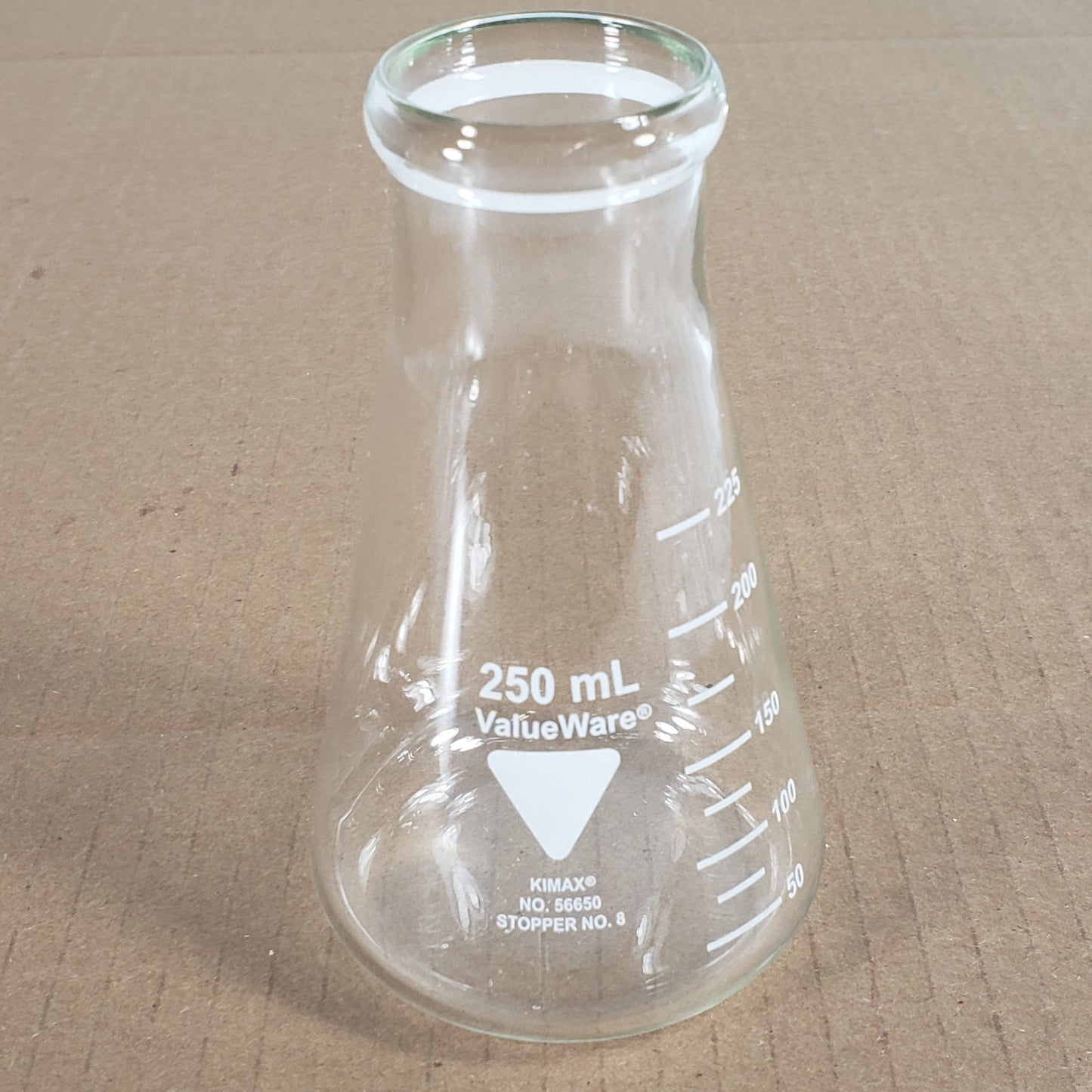 Lot of 14 Valueware/Pyrex 56650/26501/5100/4980 250mL Erlenmeyer Flasks