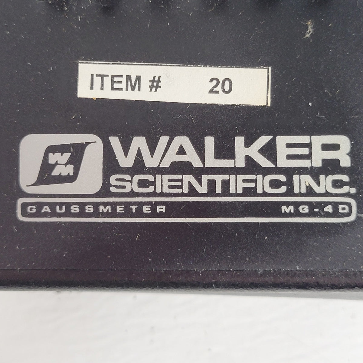 FOR PARTS Walker MG-4D Portable Gaussmeter Magnetic Field Meter Handheld