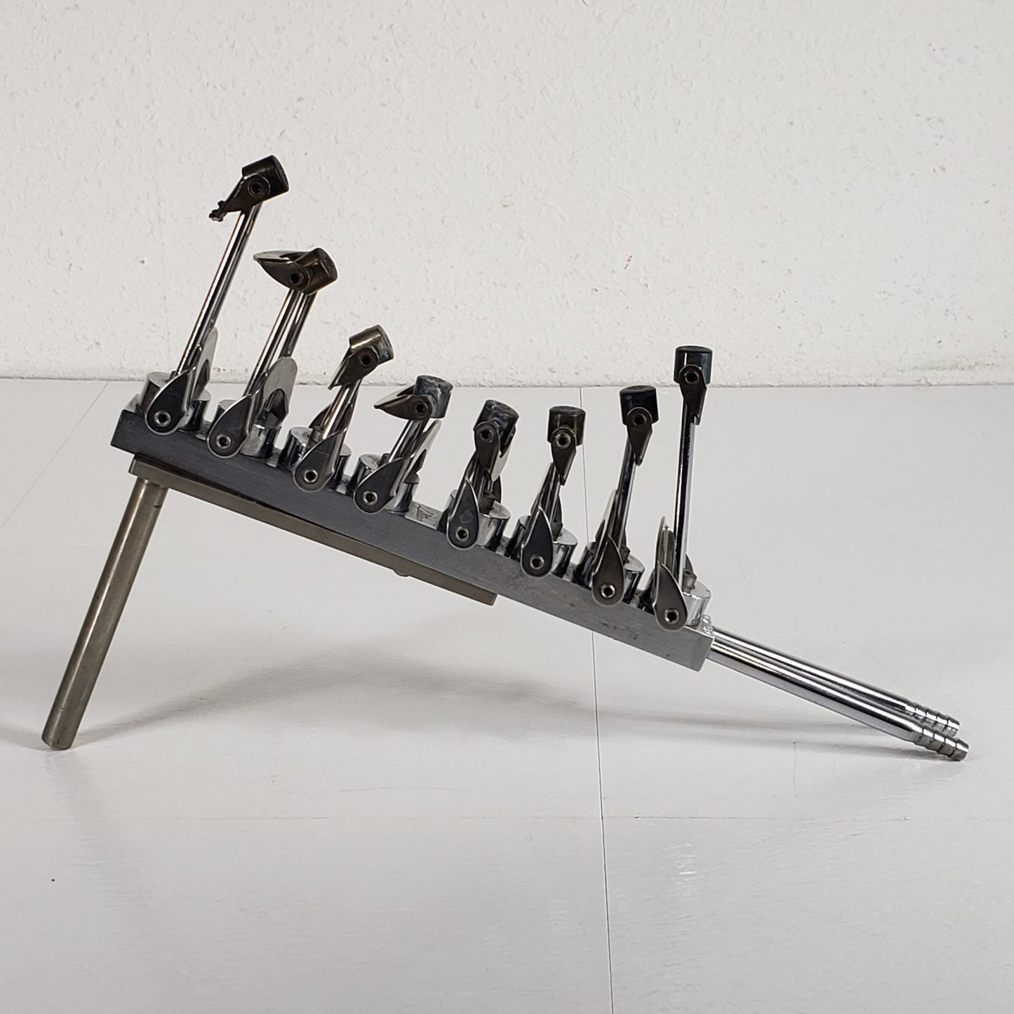 LITTON 8 Fire Single Jet Oxygen Gas Glassblowing Lathe With Swivel
