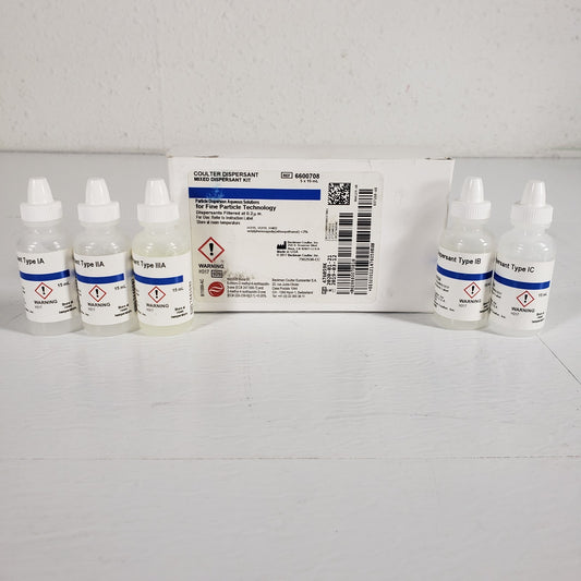 Beckman Coulter 6600708 Mixed Dispersant Kit 5x15mL LS 13 320 Aqueous Solutions