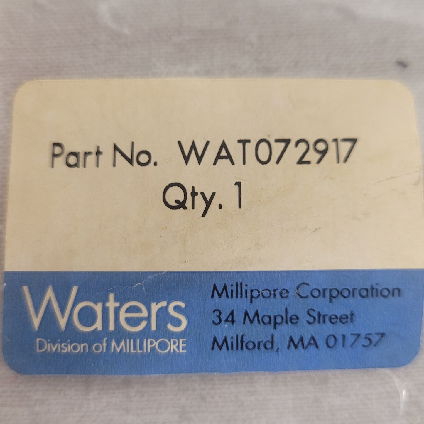 Waters WAT072917 PTFE O-Ring Seal HPLC Liquid Chromatography Replacement