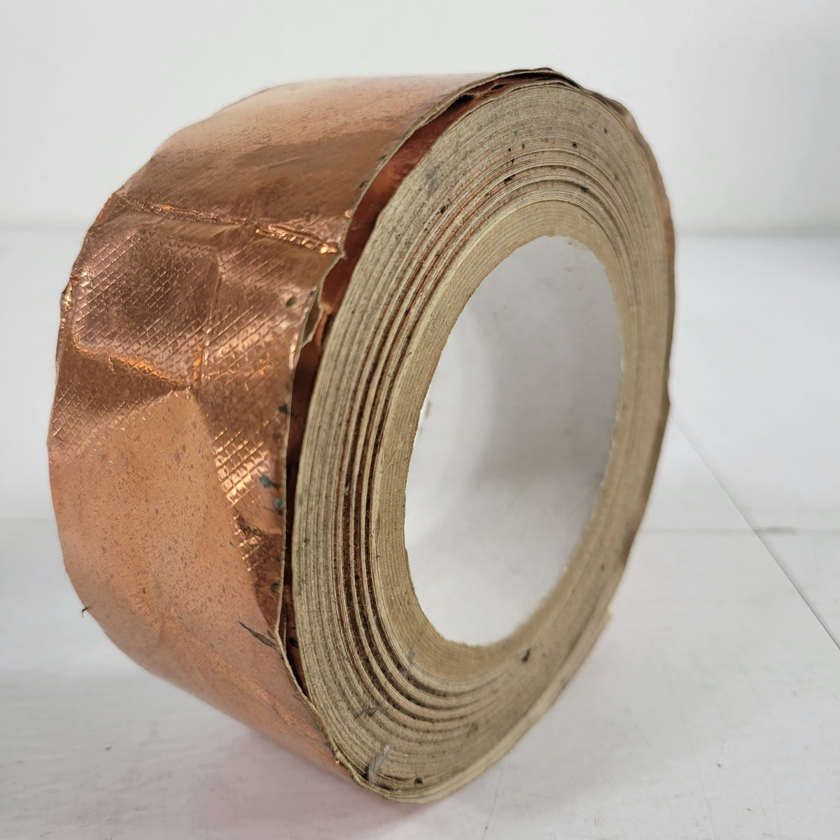 Copper Foil EMI RFI Shielding Tape 2" Wide Self-Adhesive Partial Roll