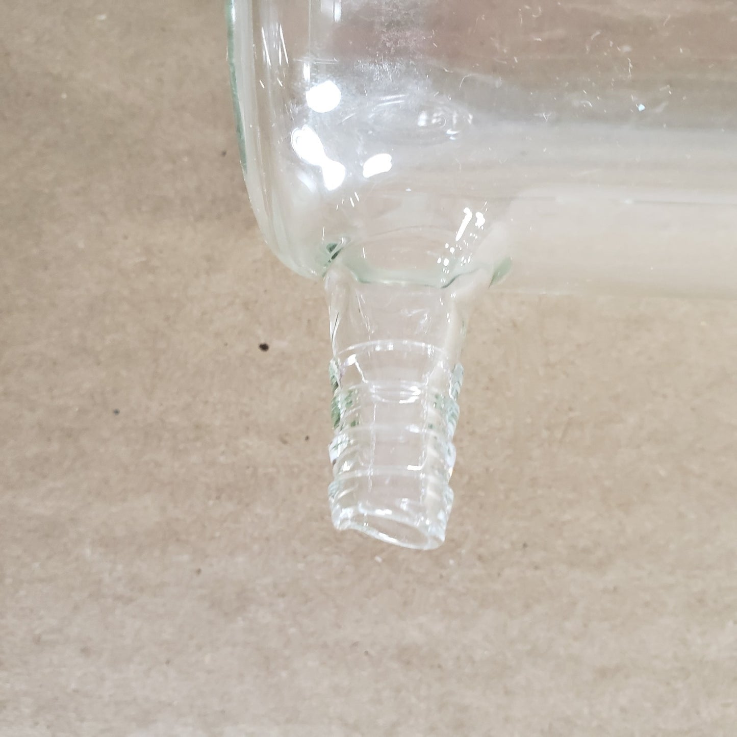 Custom Borosilicate Glass Shell & Tube Heat Exchanger w/Water Jacket Condenser