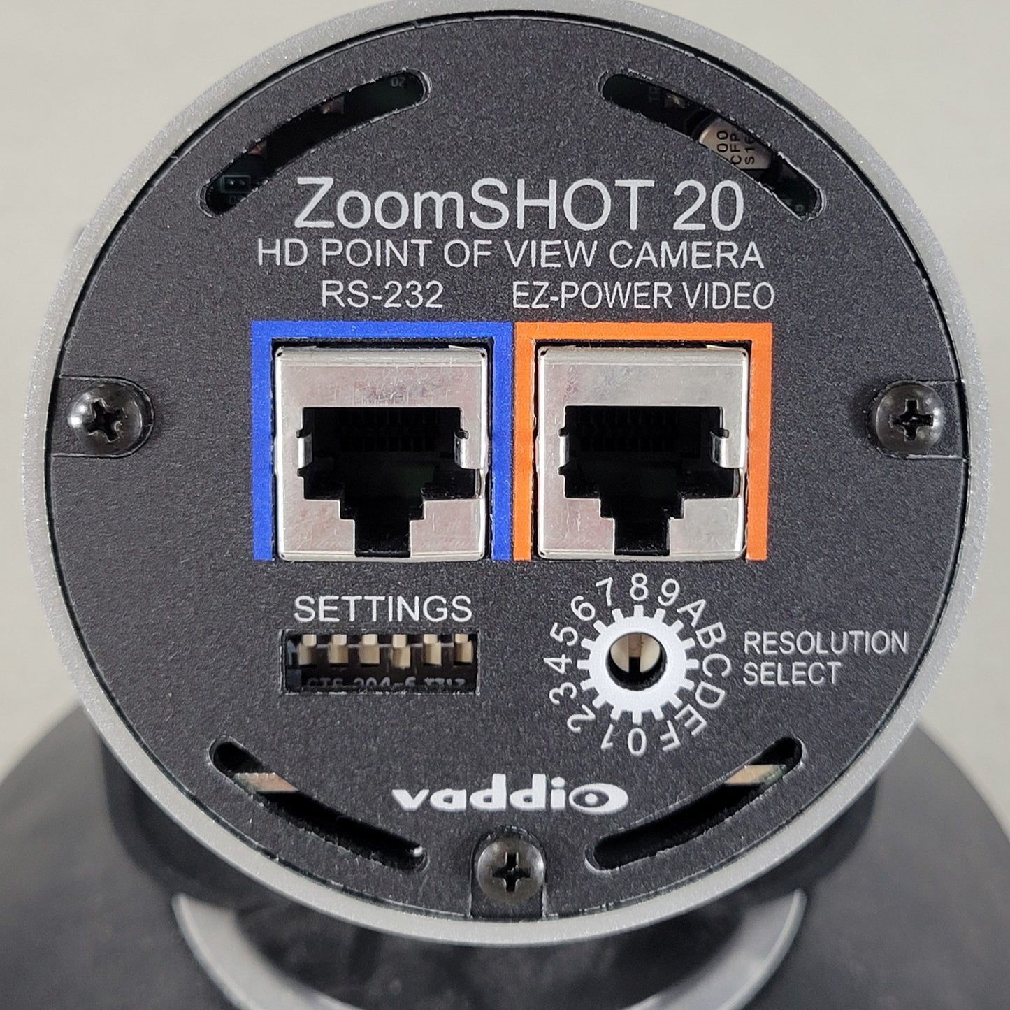 Vaddio ZoomSHOT 20 HD POV Camera 20x Zoom RS-232 EZ-Power Remote