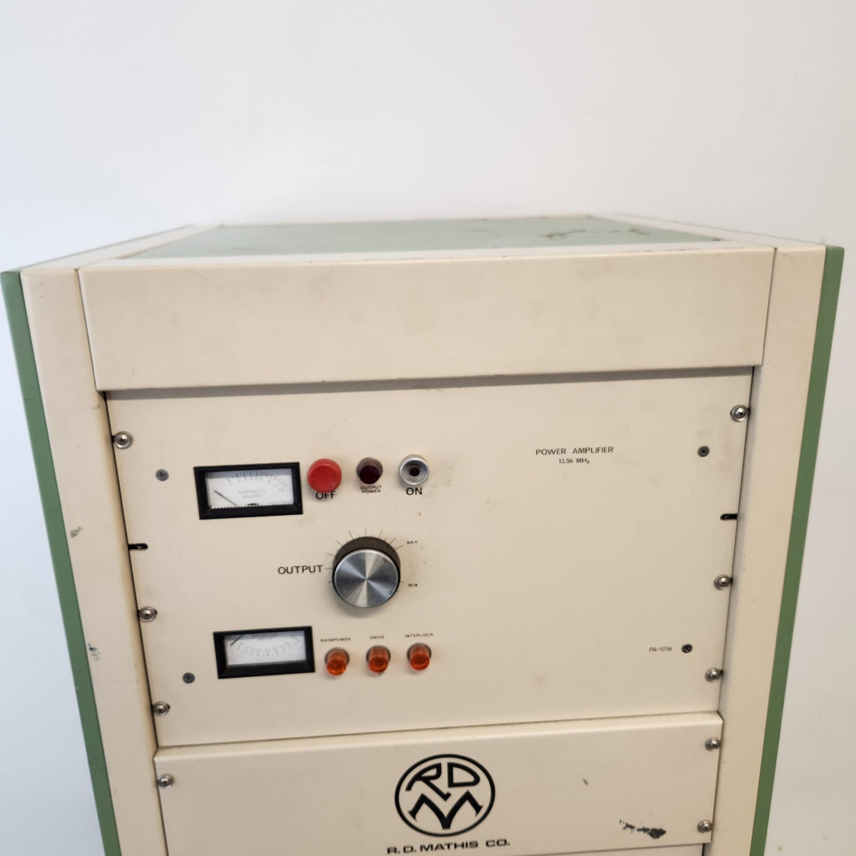 R.D. Mathis SG-1250 1250W 13.56MHz RF Sputtering Generator Rack HV Exciter Amp