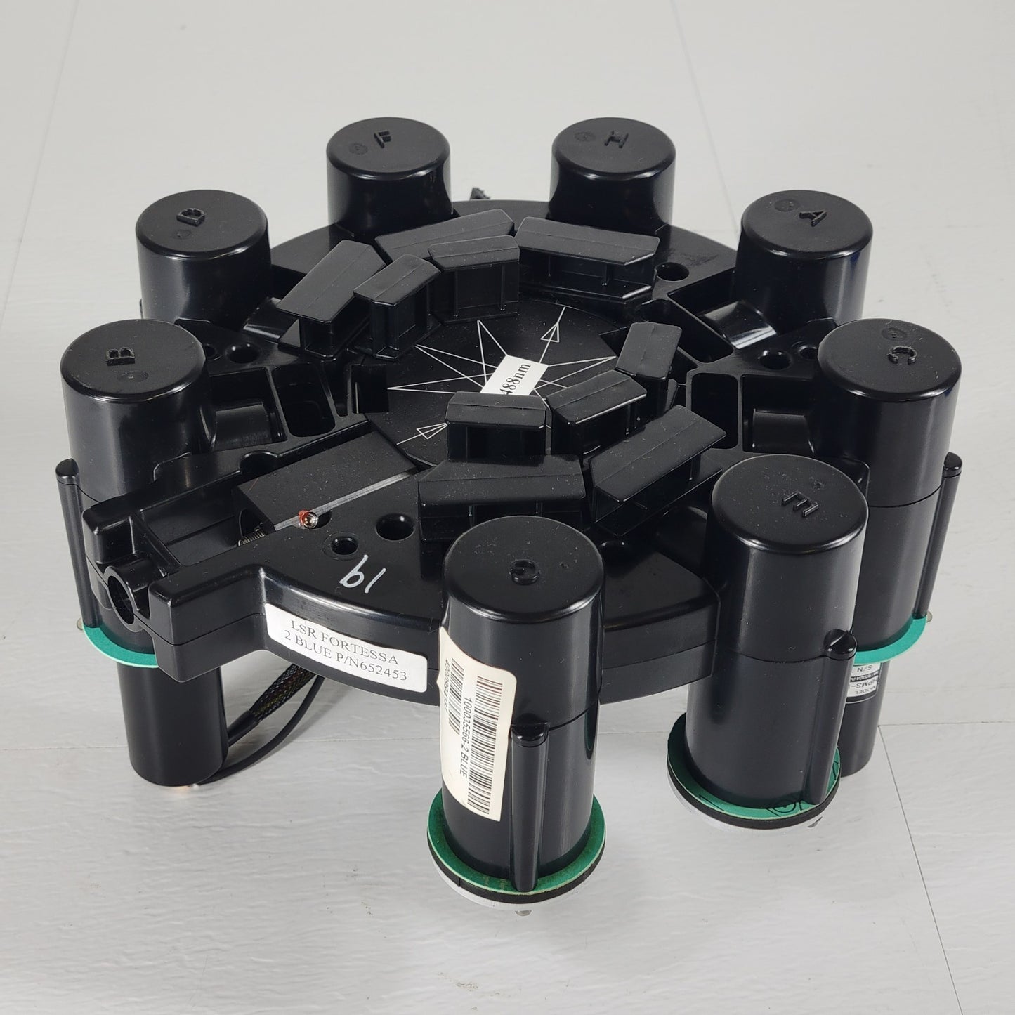 BD 652453 LSRFortessa PMT Carousel Assembly w/ Hamamatsu R9220 Photomultipliers