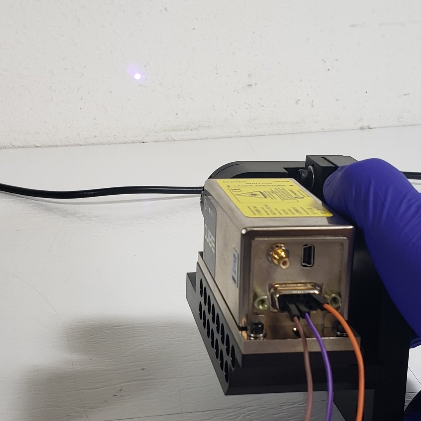 TESTED Coherent CUBE 1174298 405nm 50mW Violet Diode Laser 80mW Output