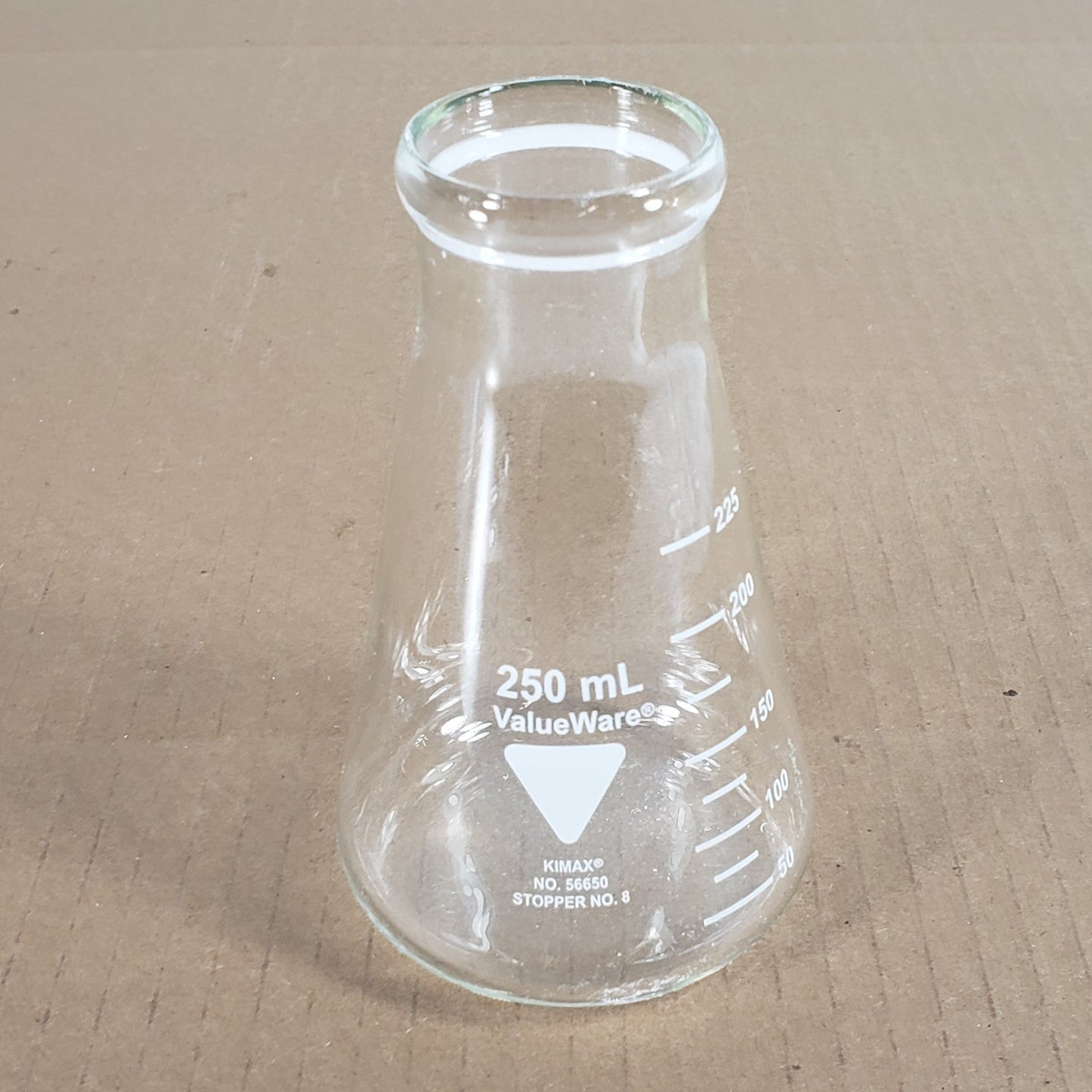 Lot of 14 Valueware/Pyrex 56650/26501/5100/4980 250mL Erlenmeyer Flasks