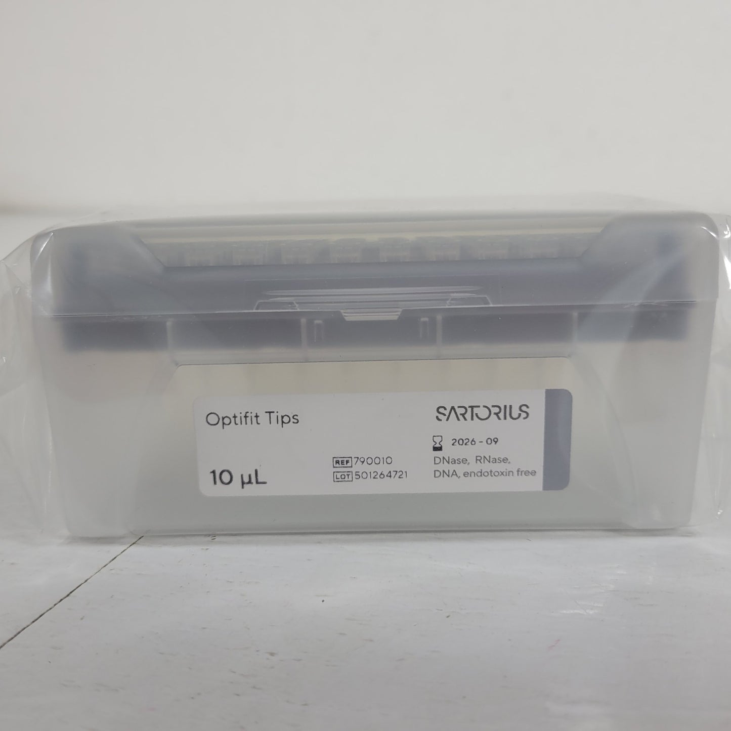 LOT 3 Sartorius 790010 Optifit 10uL Pipette Tip Racks 96/Rack 288 Tips
