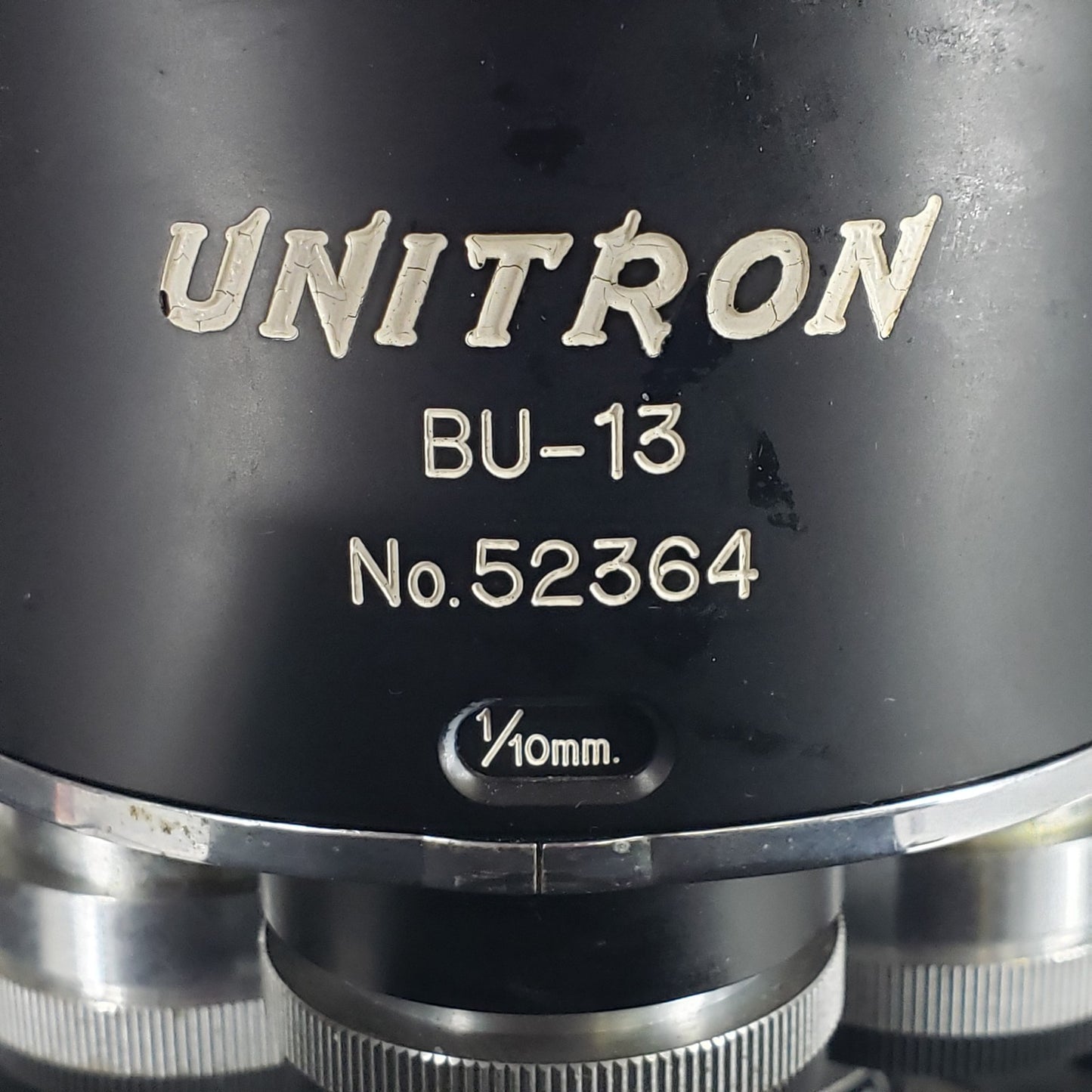 TESTED Vintage Unitron BU-13 Inverted Microscope BI-2272 10x-100x Objectives