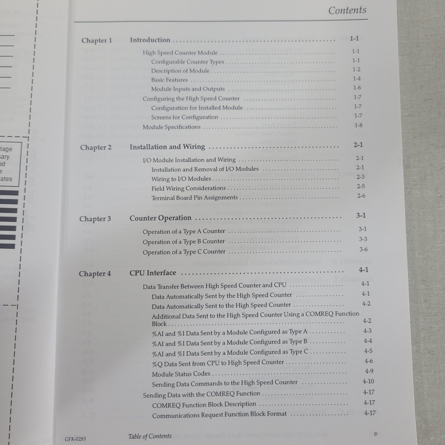 GE Fanuc GFK-0293B Series 90-30 PLC High Speed Counter User's Manual March 1993