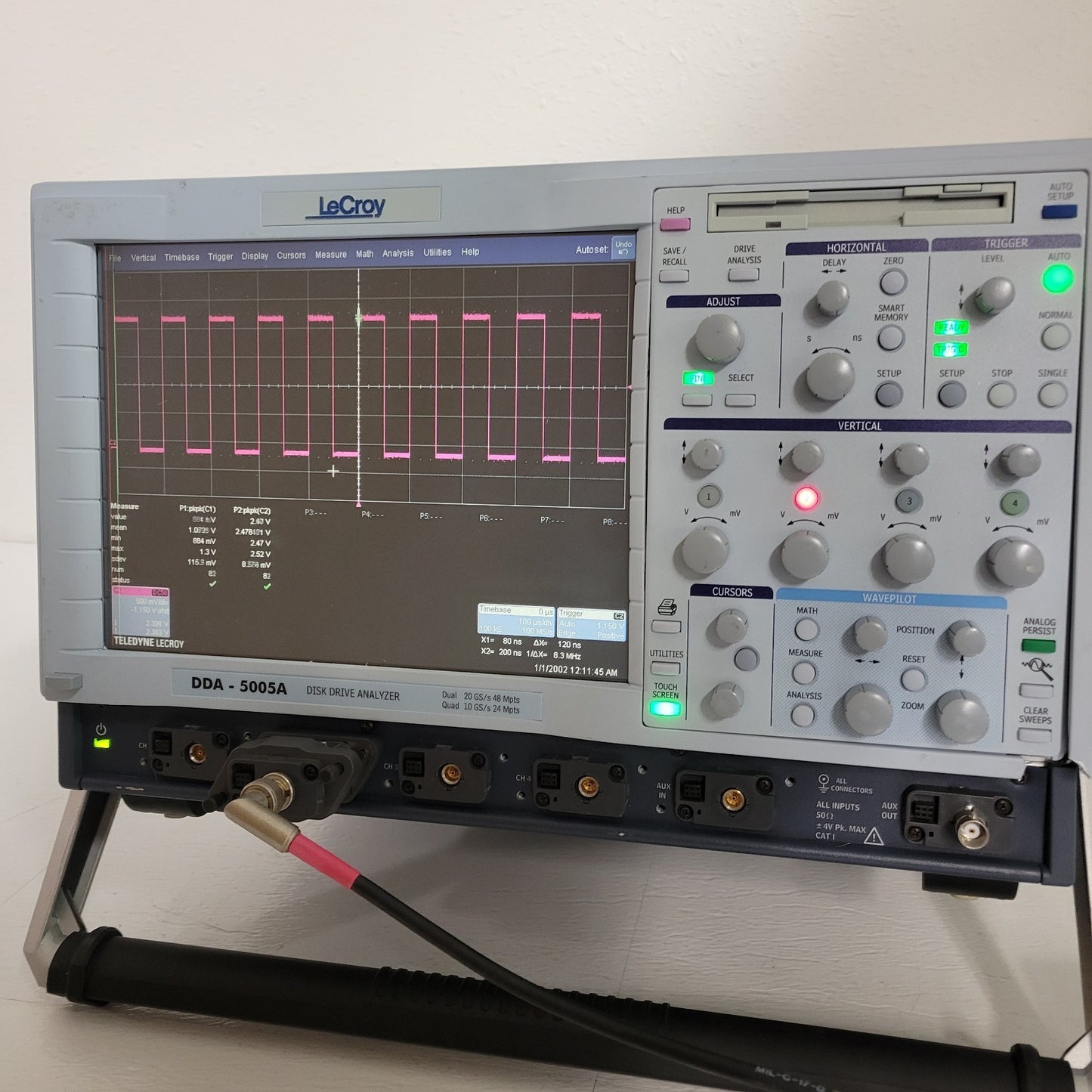 TESTED Teledyne LeCroy DDA-5005A 5GHz Oscilloscope Analyzer 4-Channel 20GS/s