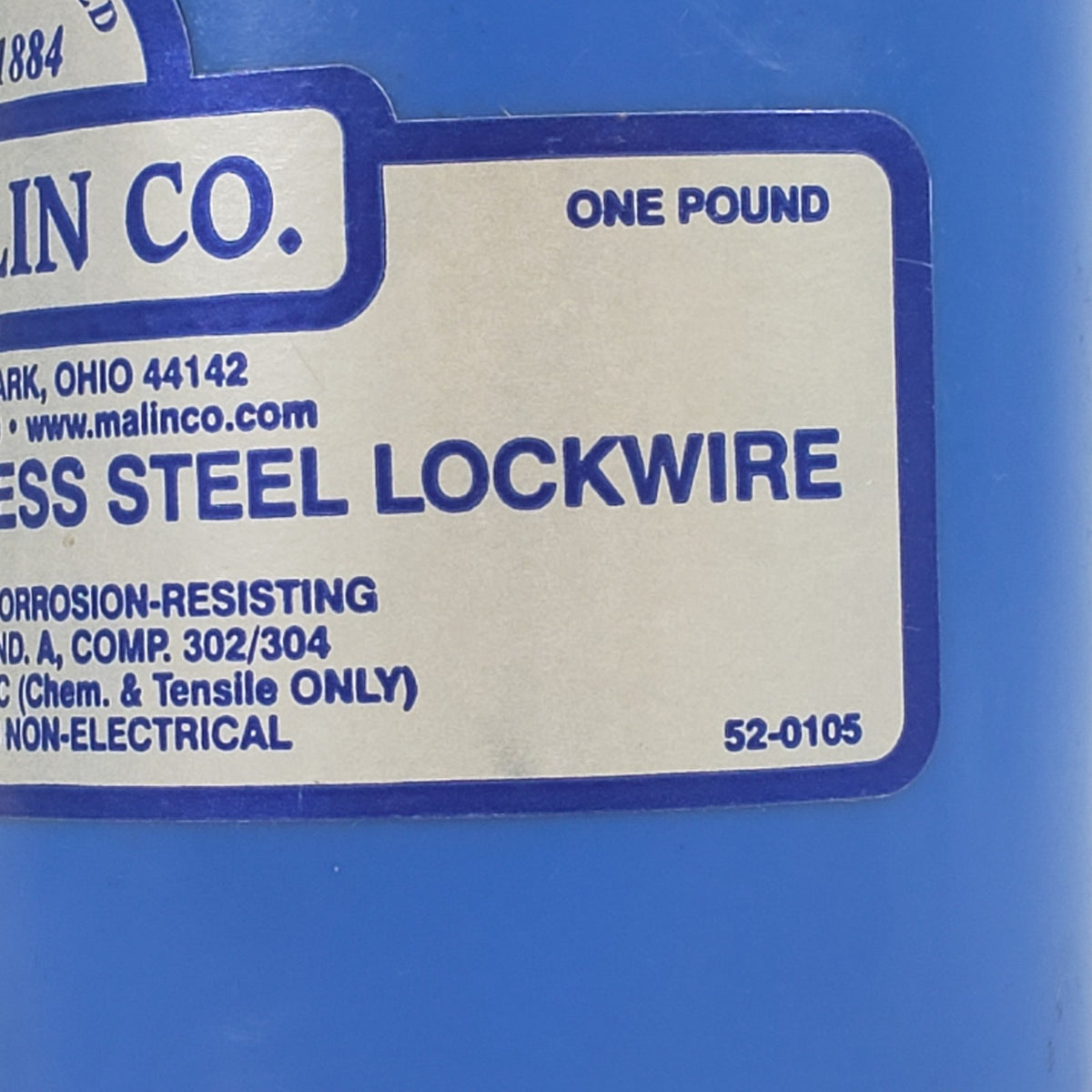 Malin MS20995C20 .020" Stainless Steel Aircraft Safety Lock Wire 1lb 8860K61