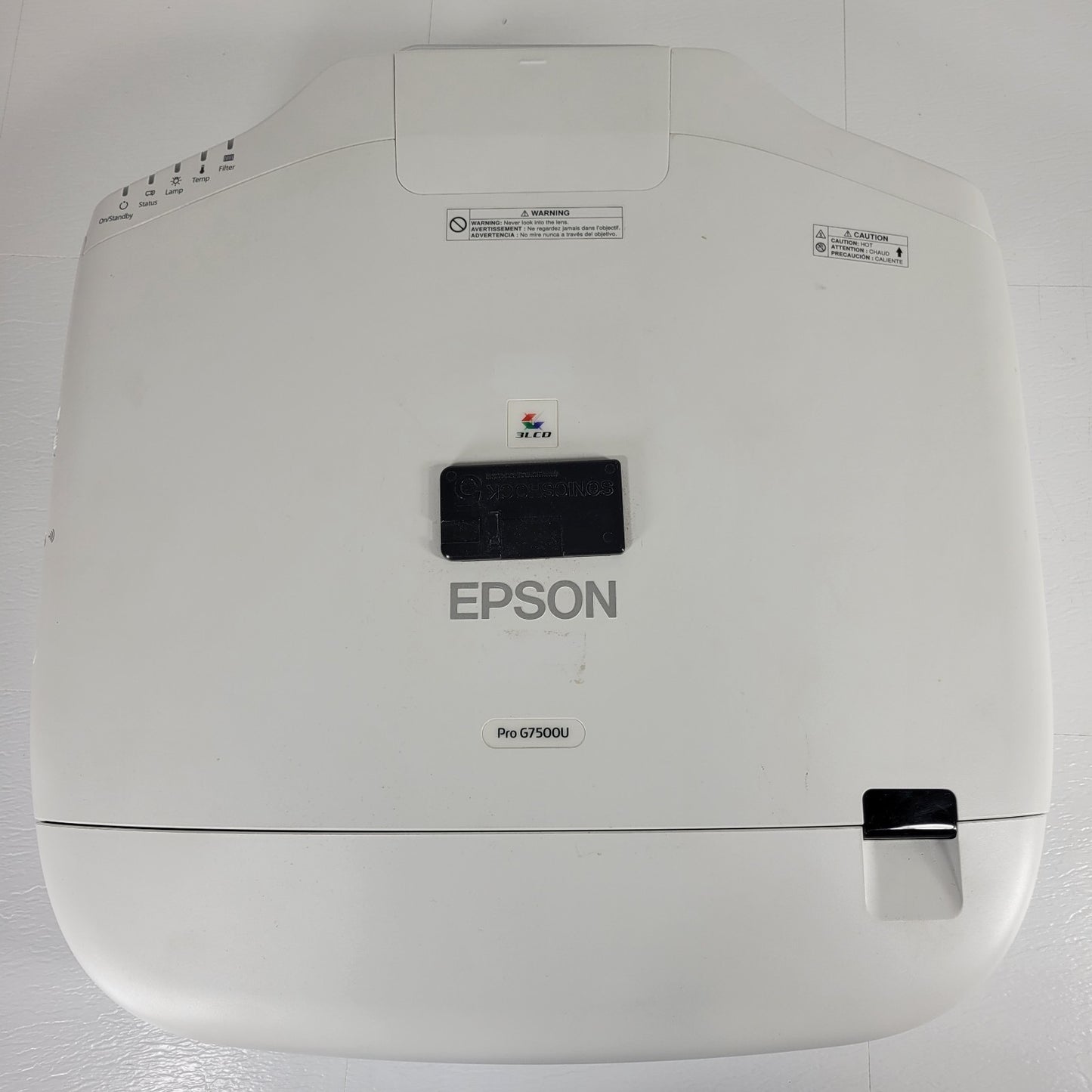 FOR PARTS ONLY/NOT WORKING EPSON H750A PRO G7500U LCD Projector