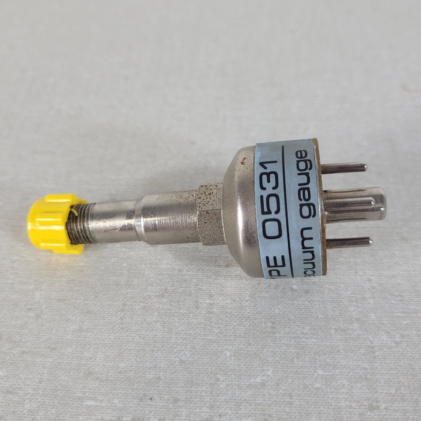 Varian 0531 Thermocouple Vacuum Gauge 1/8" NPT Nickle Plated Stainless Steel