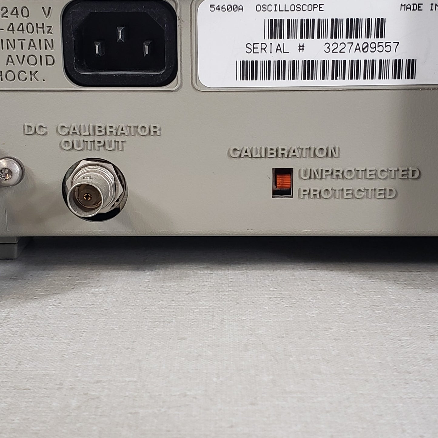 TESTED HP 54600A 100MHz 2-Channel Oscilloscope w/ 54650A HP-IB GPIB Module