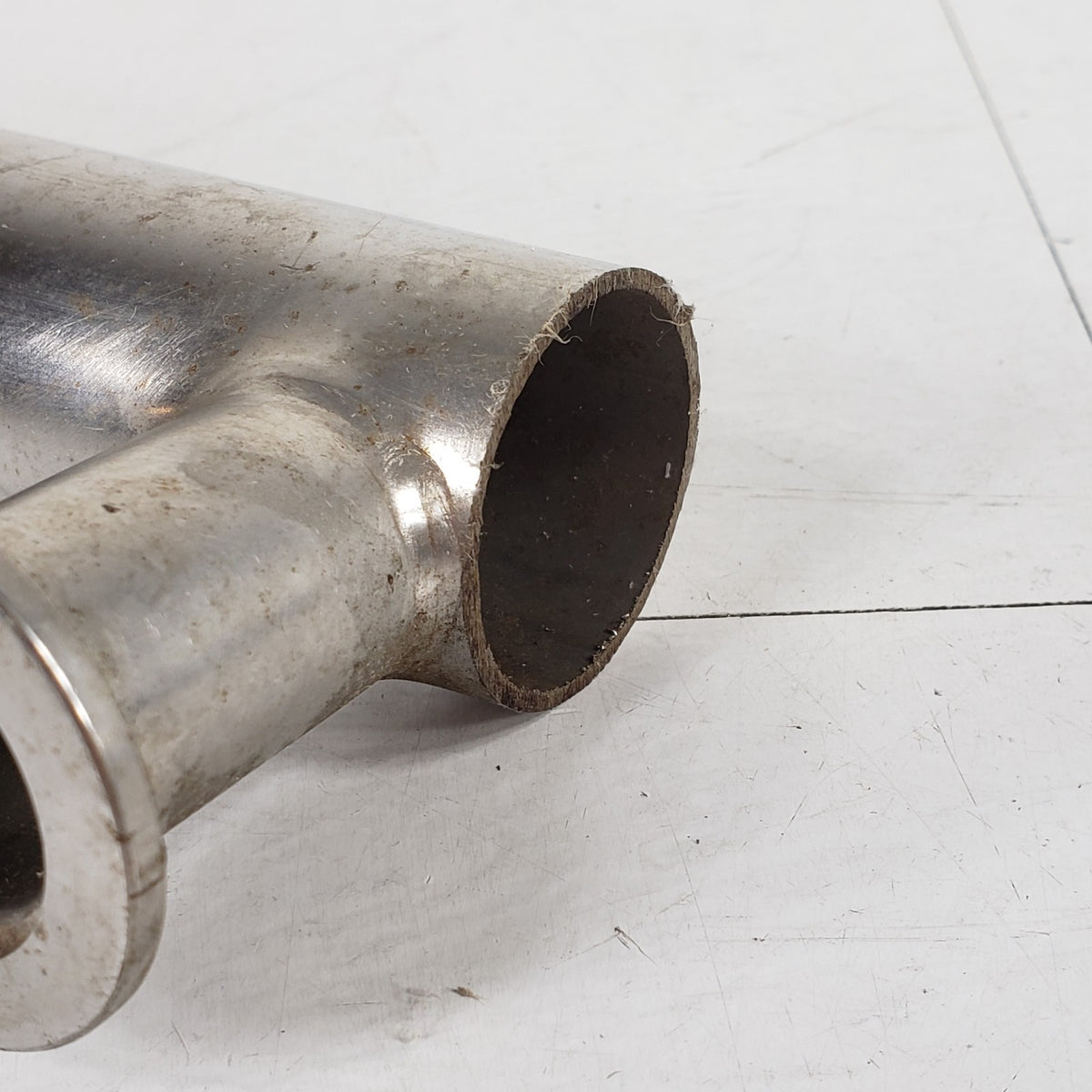 2x KF40 1x KF25 Stainless High Vacuum Manifold Elbow Tube 20.5" Open End