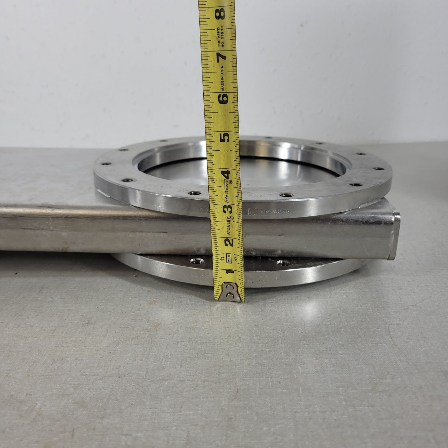 TESTED MDC LGV-8000V-P DN200 ISO-F Pneumatic High Vacuum Gate Valve KF25 Purge