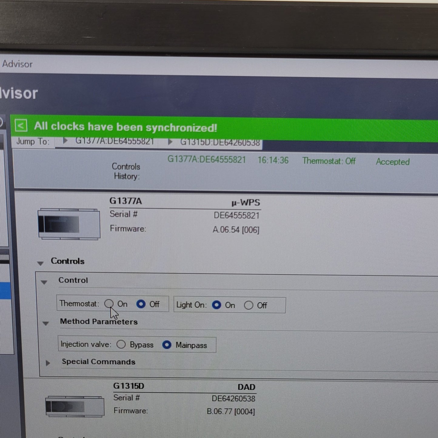 TESTED Agilent G1330B 1200 FC/ALS Therm Autosampler Thermostat HPLC Module