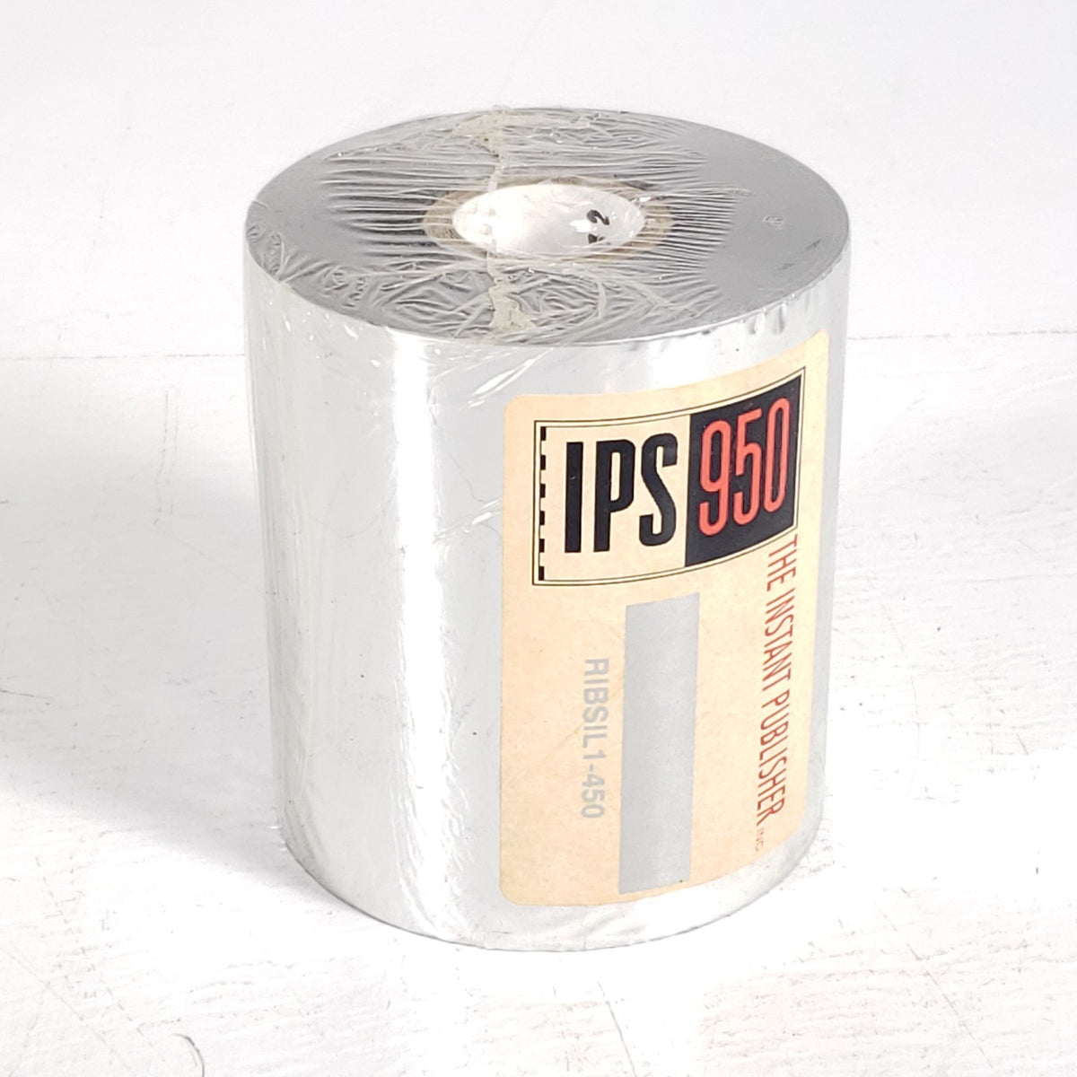 NOS IPS 950 Instant Publisher RIBSIL1-450 Silver Thermal Transfer Ribbon