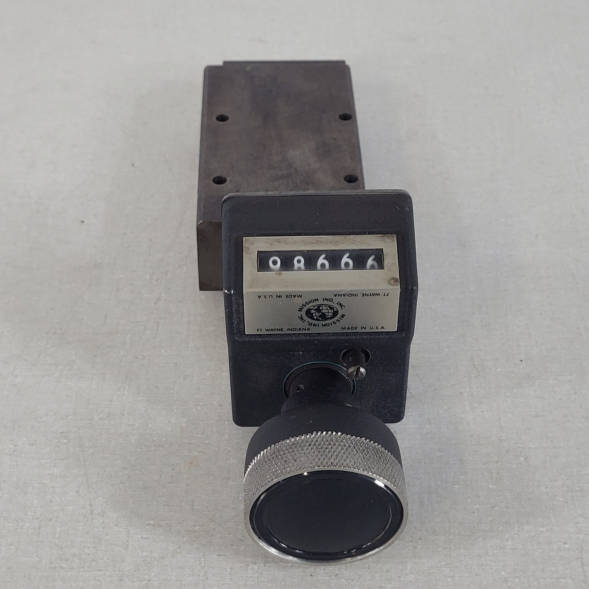 Mission Industries 5-Digit Mechanical Position Indicator Counter w/ Handwheel