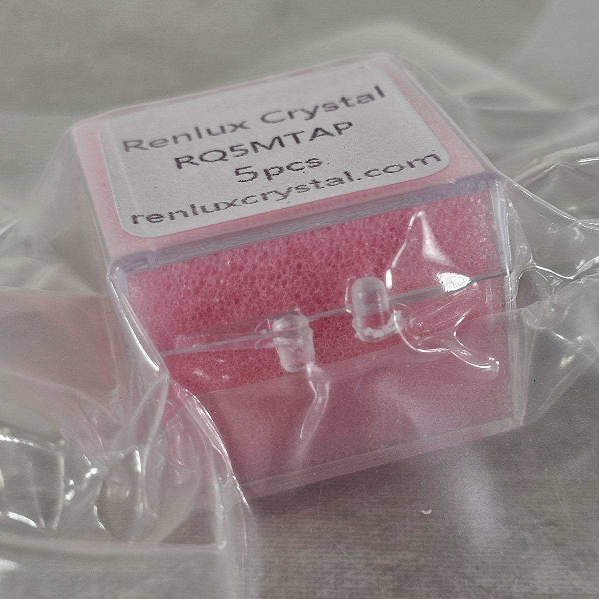 RenLux RQ5MTAP QCM-D 5MHz Gold Quartz Crystal Sensor Q-Sense 5-Pack