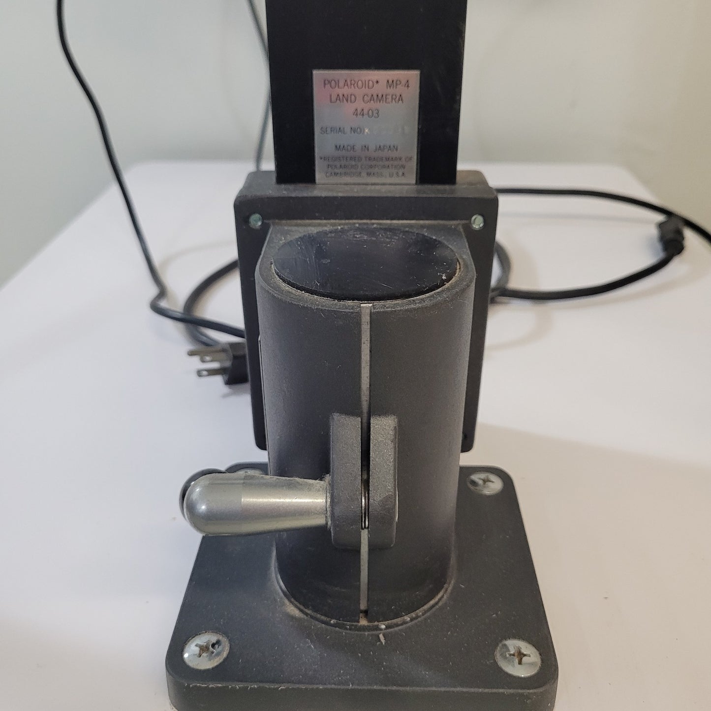 Polaroid MP-4 Land Camera Copy Stand System w/ Camera Head & Lighting Setup