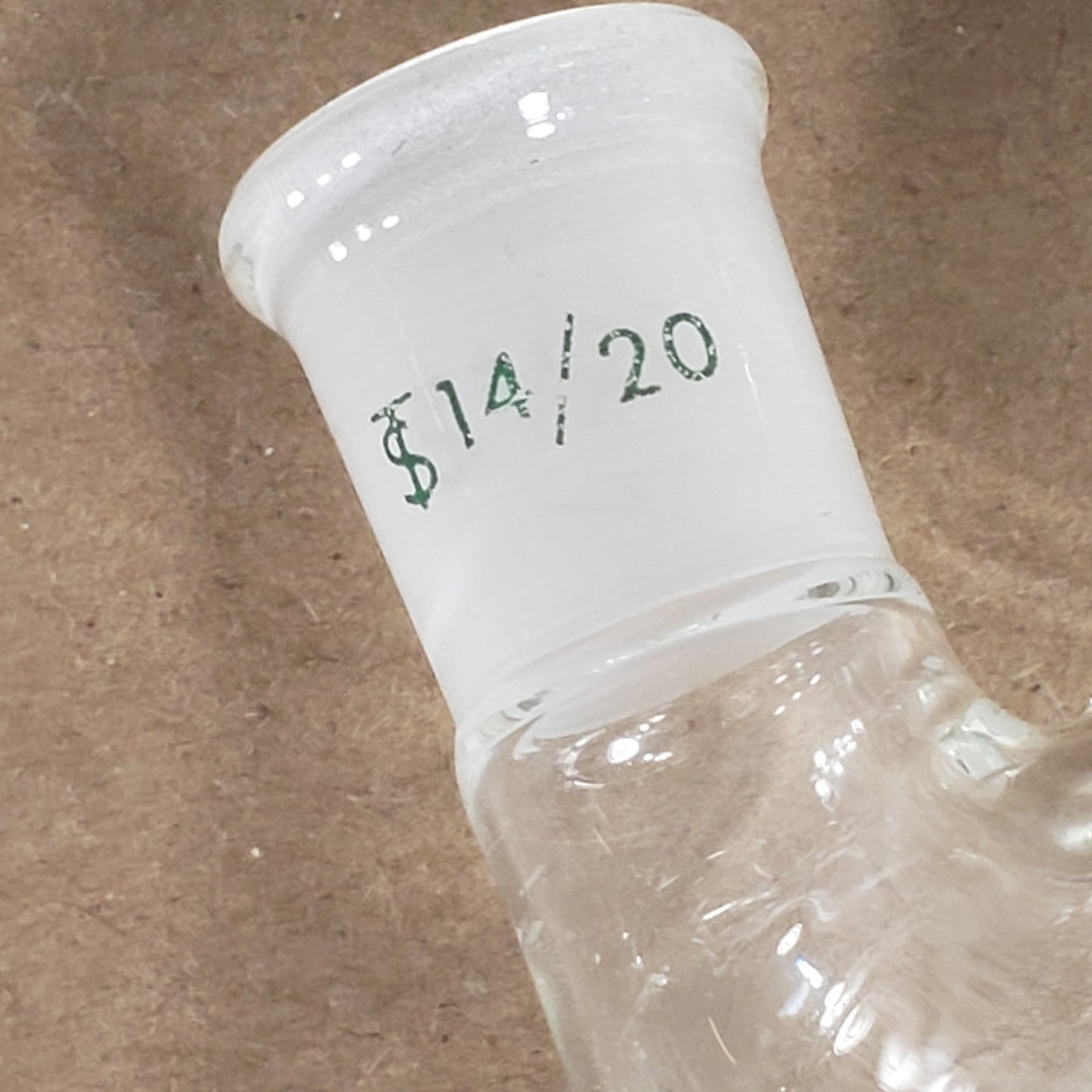 Set of 2 Chemglass AF-0530-03/01 250/50mL CN & SN 14/20 Round Bottom Flask